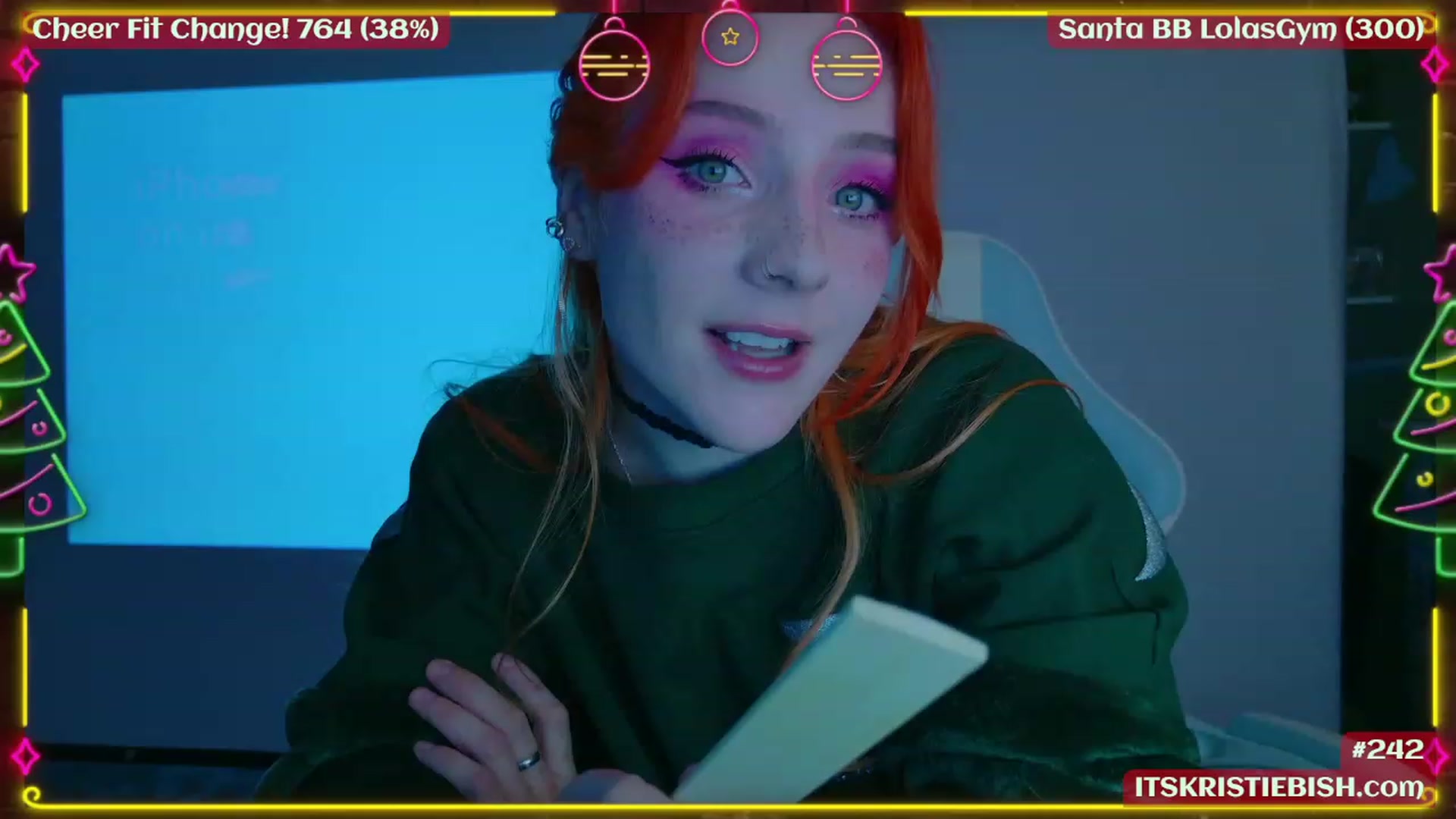 Gallery image thumbnail from Kristiemas's myfreecams stream on, 12/15/2023, 04:09 image 4 of 20
