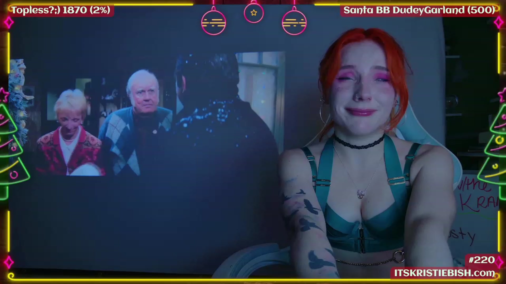 Gallery image thumbnail from Kristiemas's myfreecams stream on, 12/15/2023, 06:58 image 16 of 20