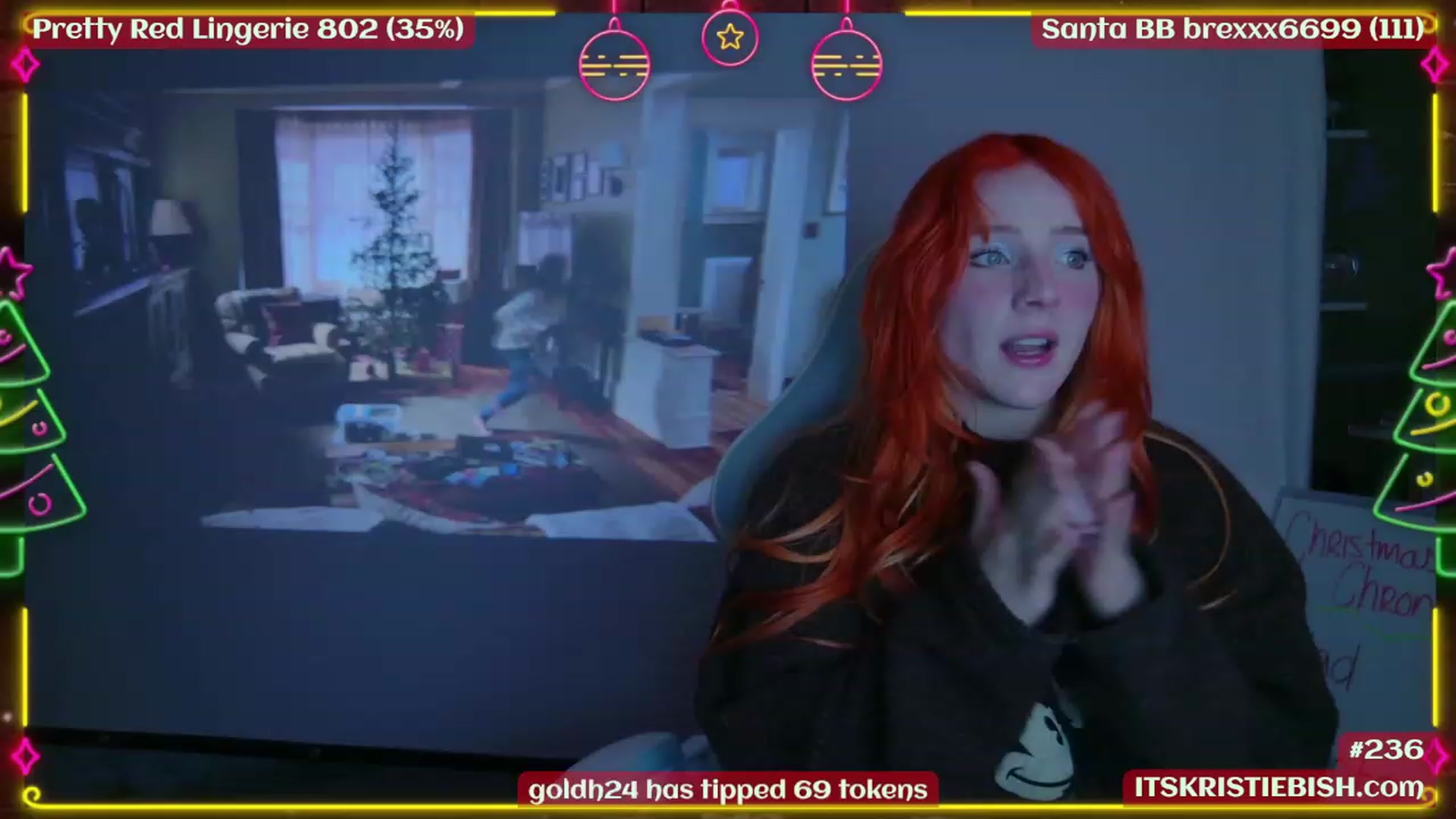 Gallery image thumbnail from Kristiemas's myfreecams stream on, 12/16/2023, 07:10 image 6 of 20
