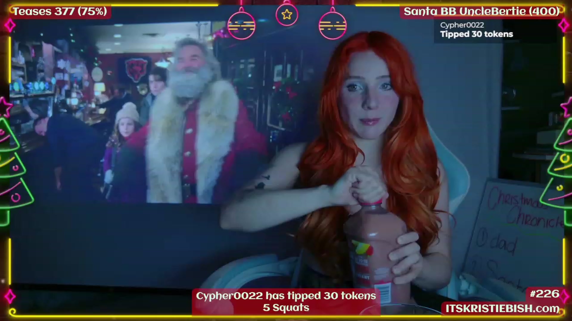 Gallery image thumbnail from Kristiemas's myfreecams stream on, 12/16/2023, 07:10 image 10 of 20