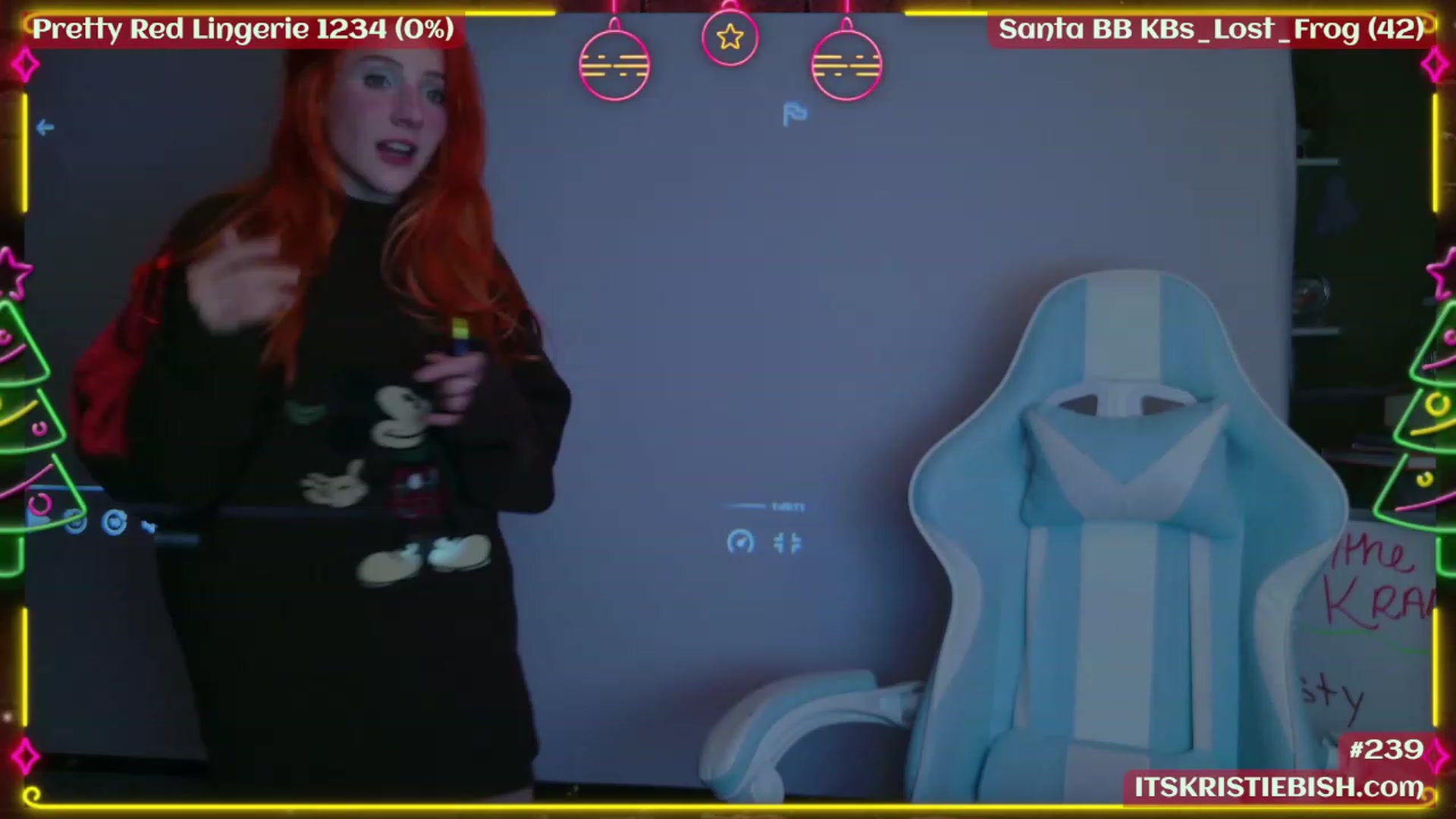 Gallery image thumbnail from Kristiemas's myfreecams stream on, 12/16/2023, 07:10 image 3 of 20