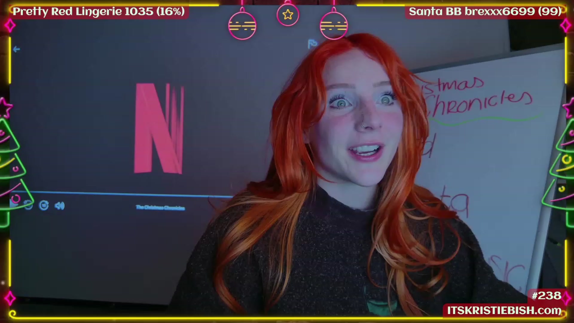 Gallery image thumbnail from Kristiemas's myfreecams stream on, 12/16/2023, 07:10 image 5 of 20
