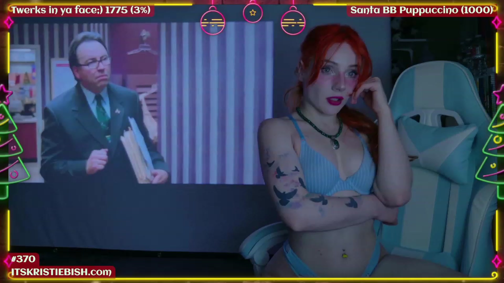 Gallery image thumbnail from Kristiemas's myfreecams stream on, 12/23/2023, 07:44 image 10 of 20