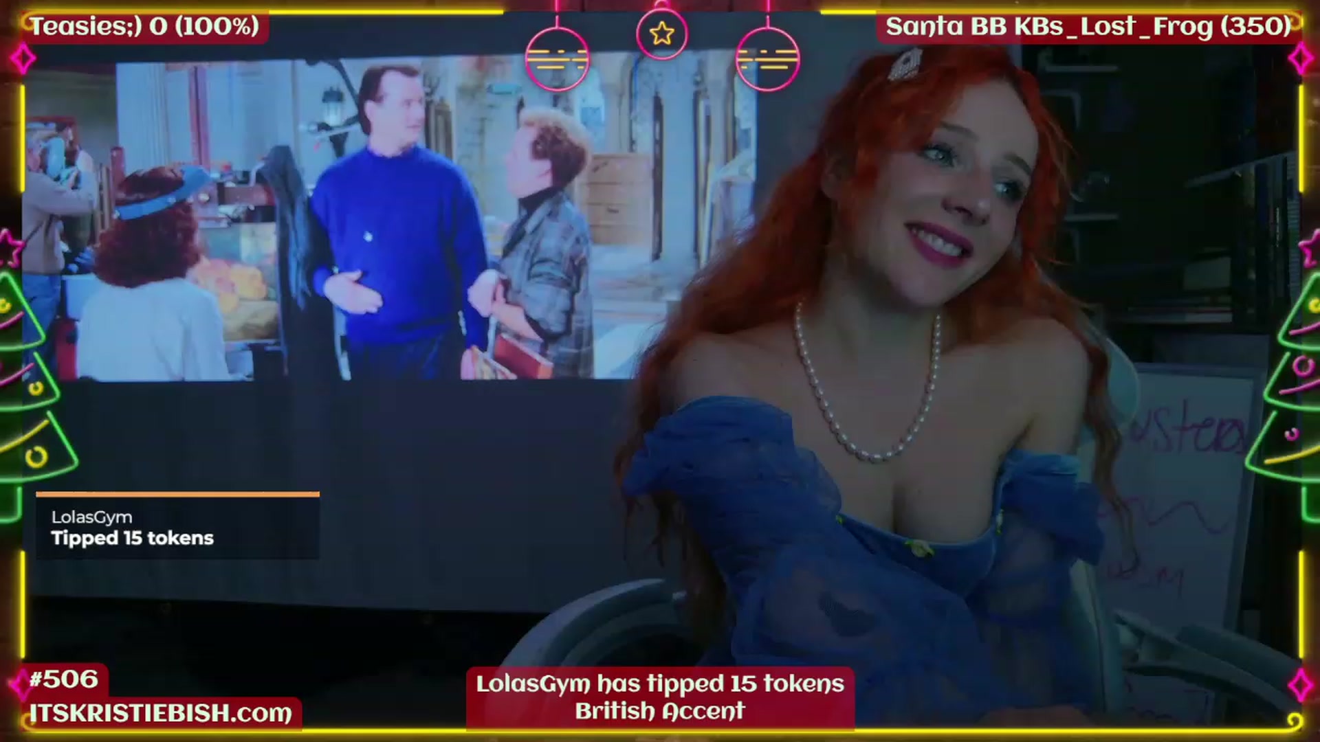 Gallery image thumbnail from Kristiemas's myfreecams stream on, 12/29/2023, 06:58 image 15 of 20