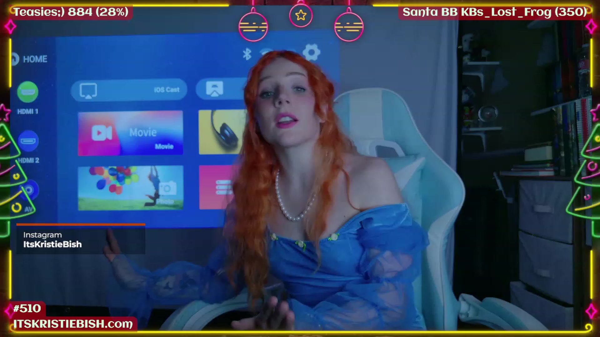 Gallery image thumbnail from Kristiemas's myfreecams stream on, 12/29/2023, 06:58 image 4 of 20