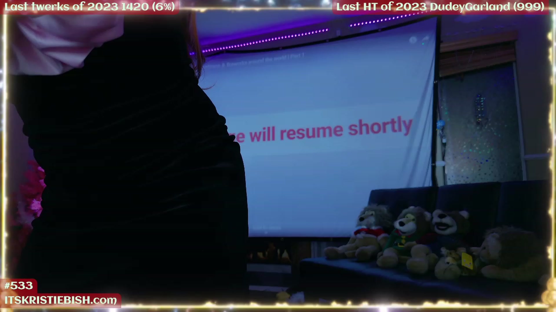 Gallery image thumbnail from Kristiemas's myfreecams stream on, 01/01/2024, 08:09 image 6 of 20