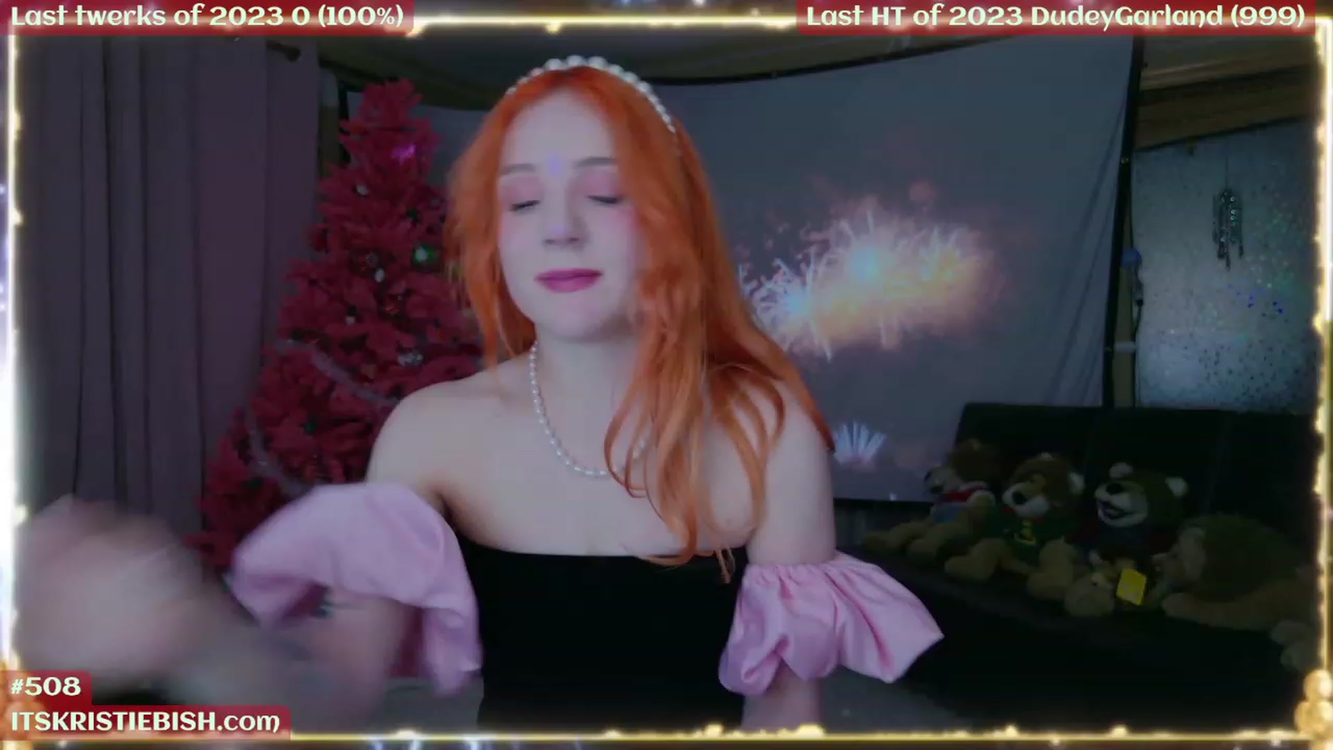 Gallery image thumbnail from Kristiemas's myfreecams stream on, 01/01/2024, 08:09 image 12 of 20