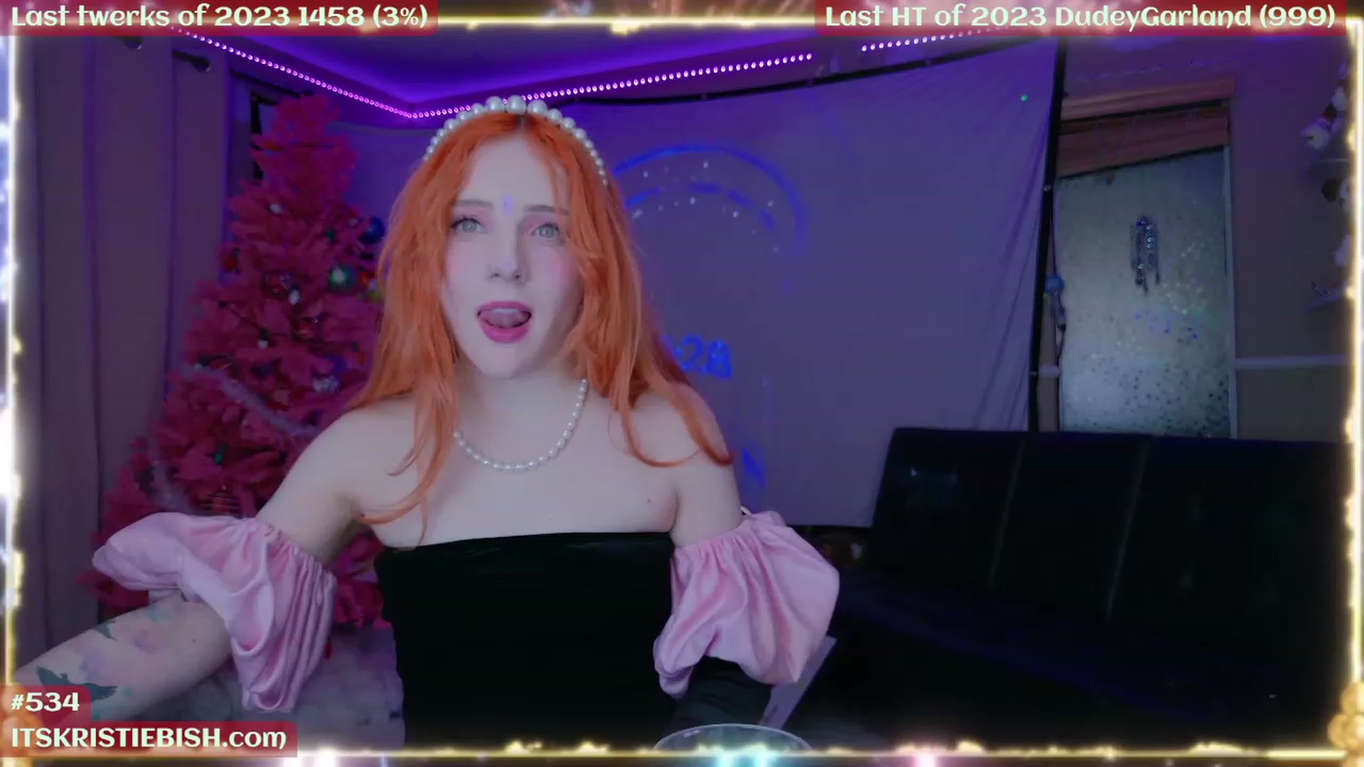 Gallery image thumbnail from Kristiemas's myfreecams stream on, 01/01/2024, 08:09 image 5 of 20