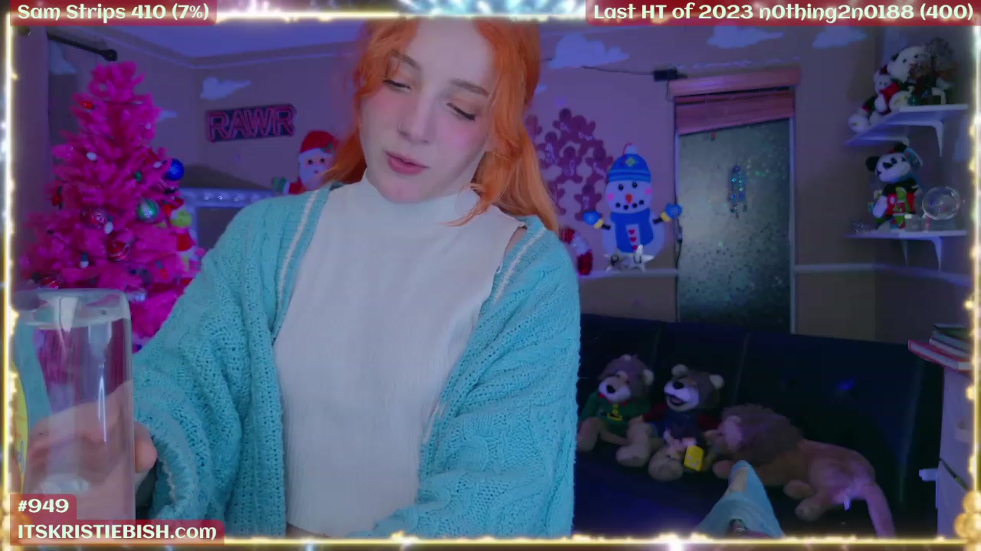 Gallery image thumbnail from Kristiemas's myfreecams stream on, 01/02/2024, 07:20 image 2 of 20