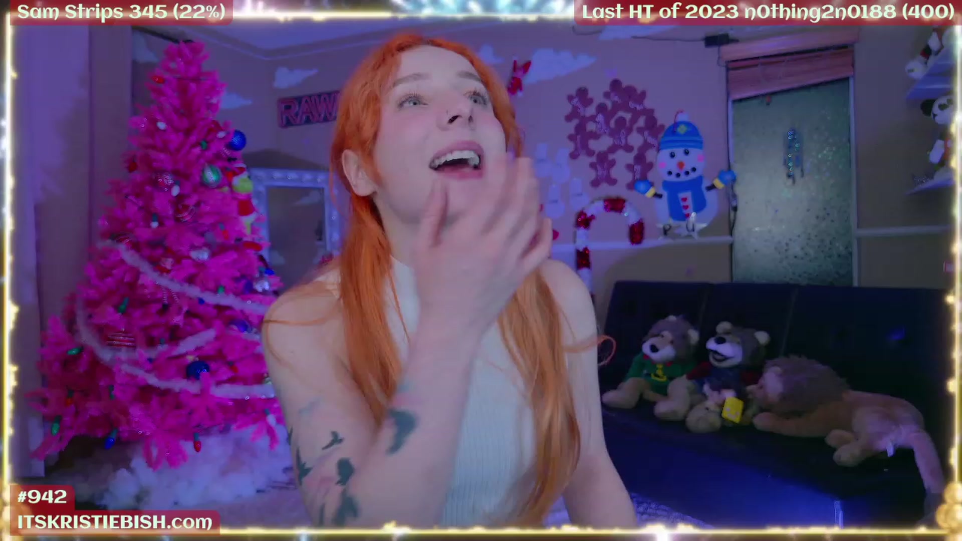 Gallery image thumbnail from Kristiemas's myfreecams stream on, 01/02/2024, 07:20 image 18 of 20