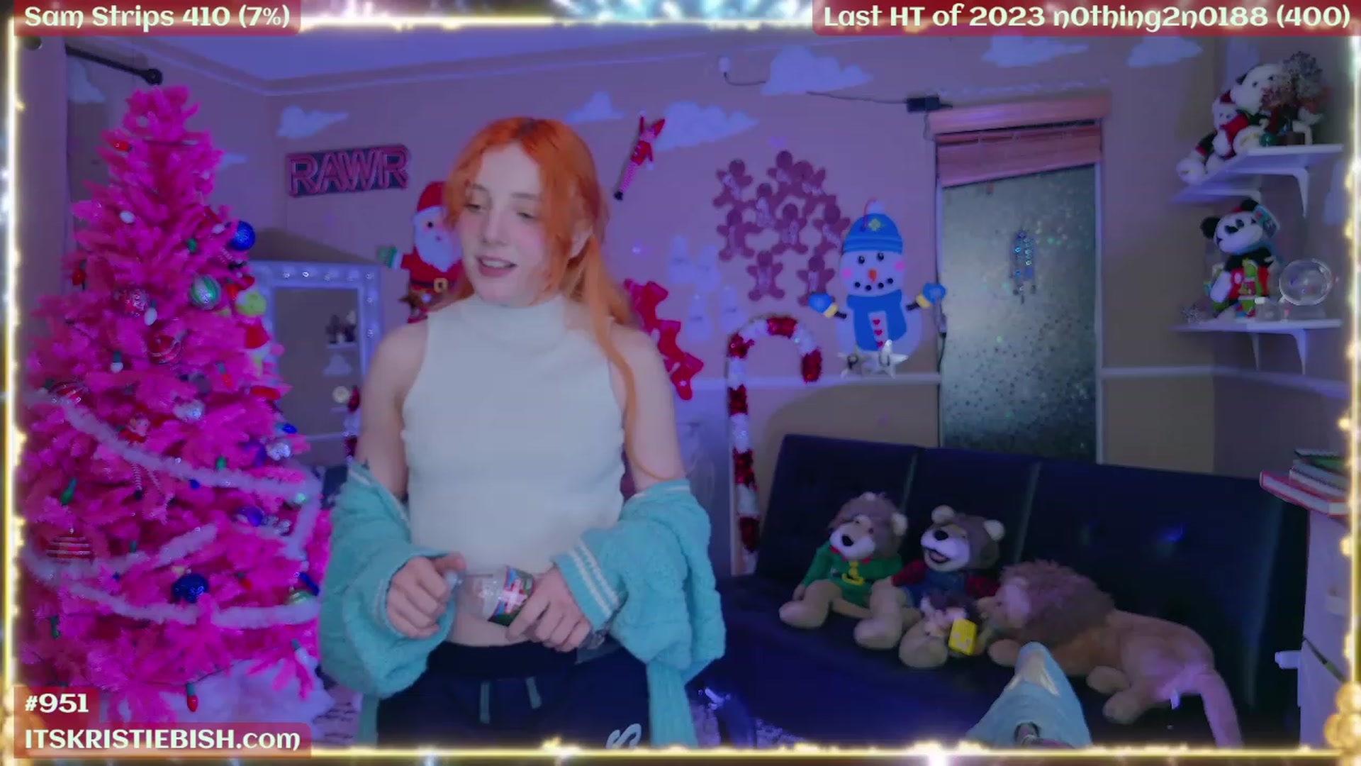 Gallery image thumbnail from Kristiemas's myfreecams stream on, 01/02/2024, 07:20 image 5 of 20