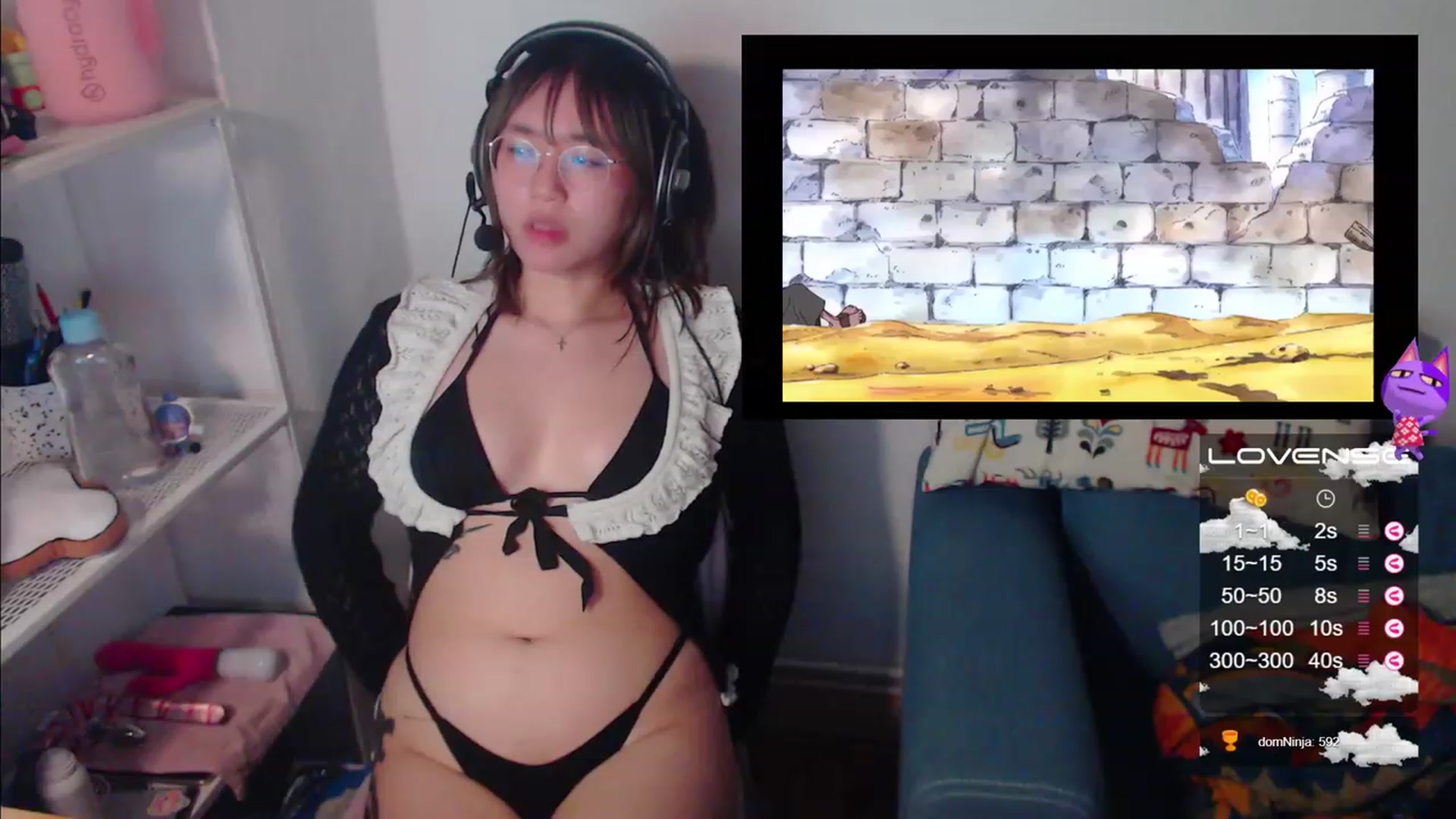 Gallery image thumbnail from Kurominee's myfreecams stream on, 02/19/2023, 01:30 image 9 of 20