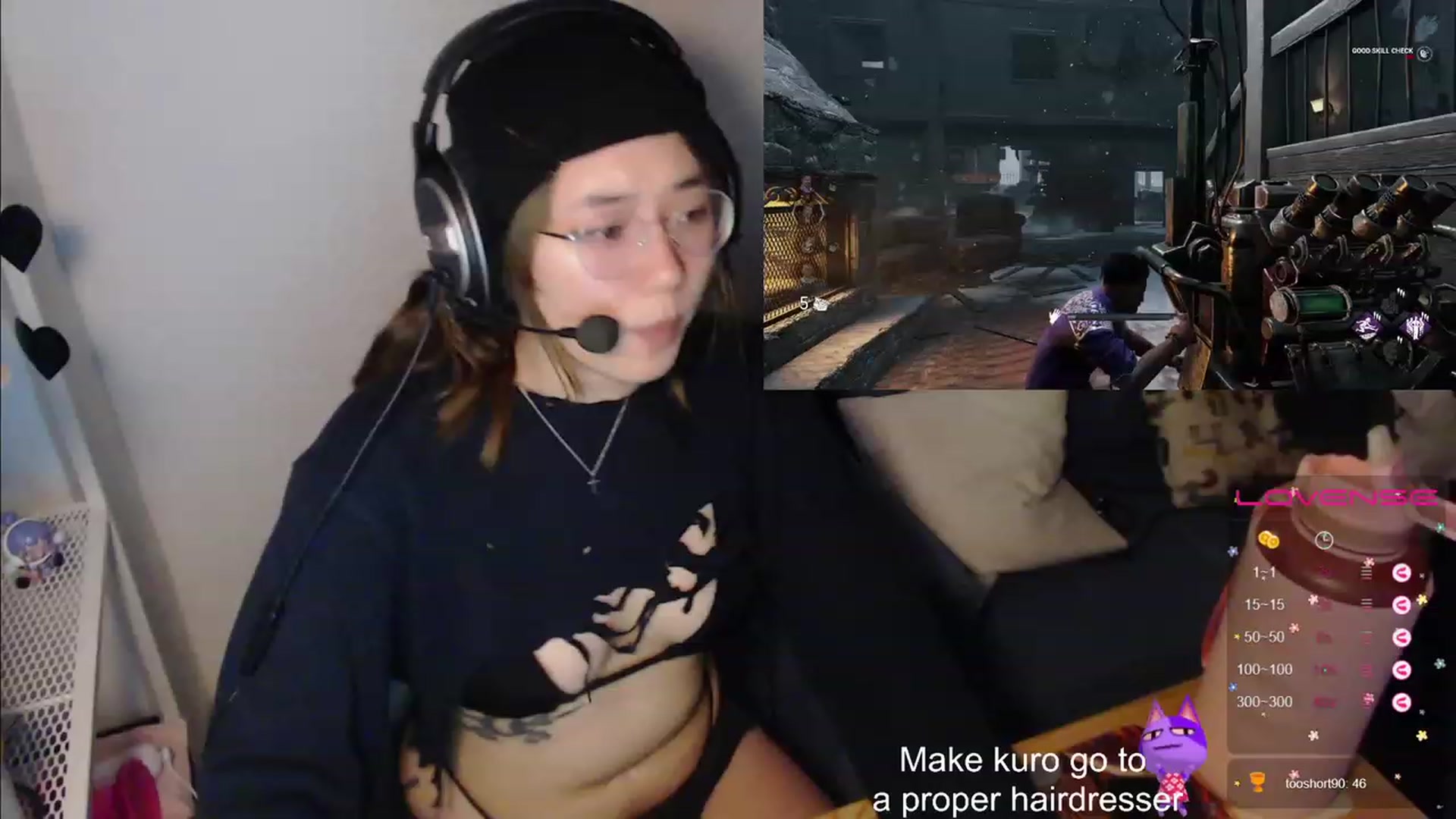 Gallery image thumbnail from Kurominee's myfreecams stream on, 02/28/2023, 02:41 image 2 of 20