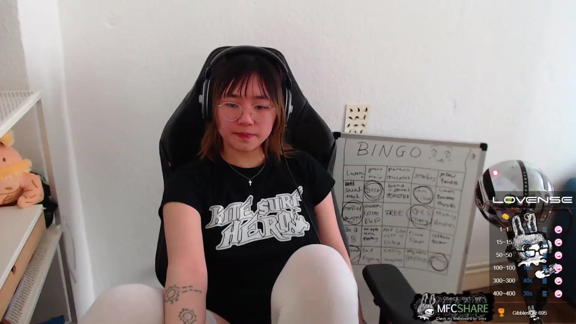 Gallery image thumbnail from Kurominee's myfreecams stream on, 05/02/2023, 07:43 image 10 of 20