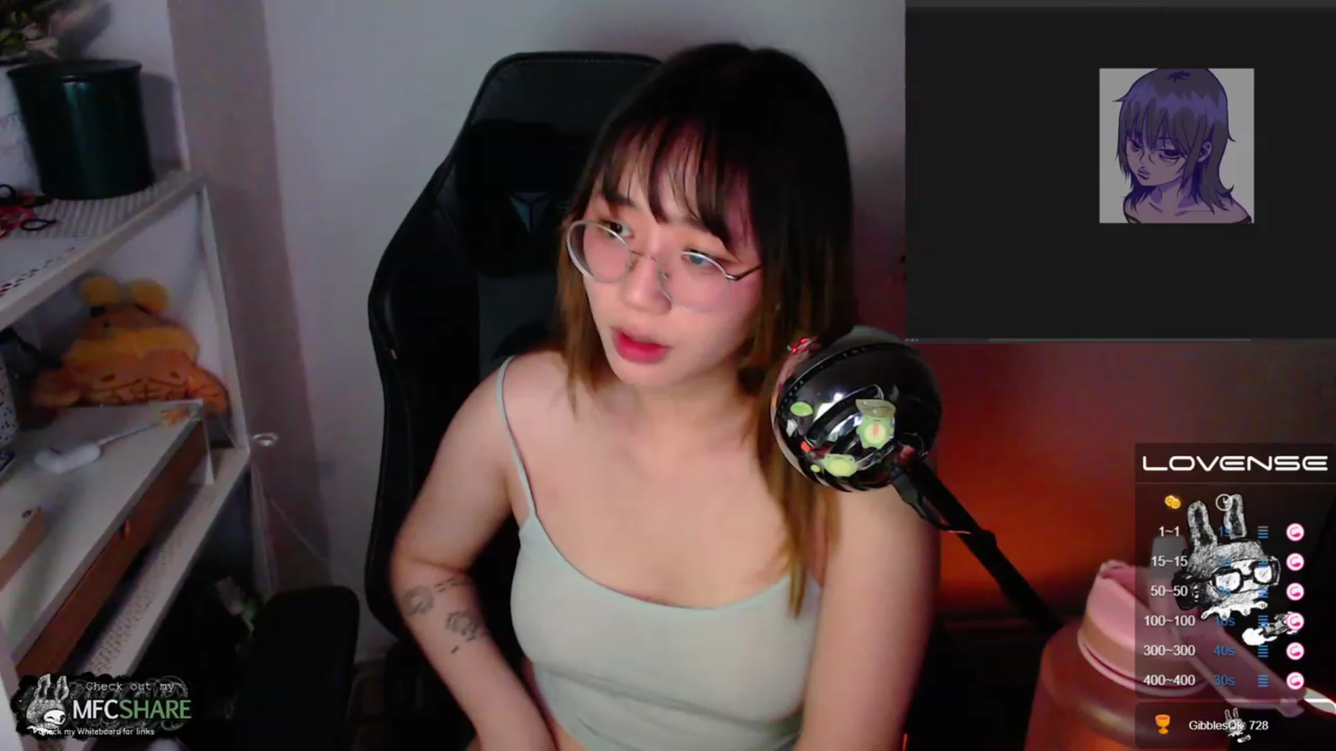 Gallery image thumbnail from Kurominee's myfreecams stream on, 06/11/2023, 21:49 image 16 of 20