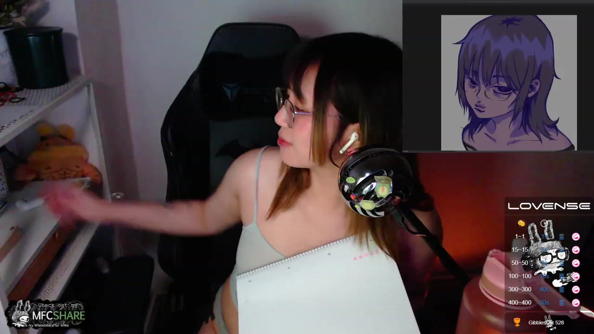 Gallery image thumbnail from Kurominee's myfreecams stream on, 06/11/2023, 21:49 image 15 of 20