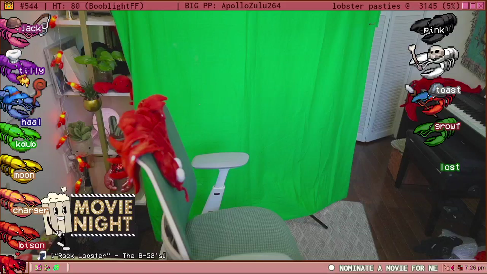Gallery image thumbnail from LANGOSTA's myfreecams stream on, 06/16/2024, 24:01 image 4 of 20