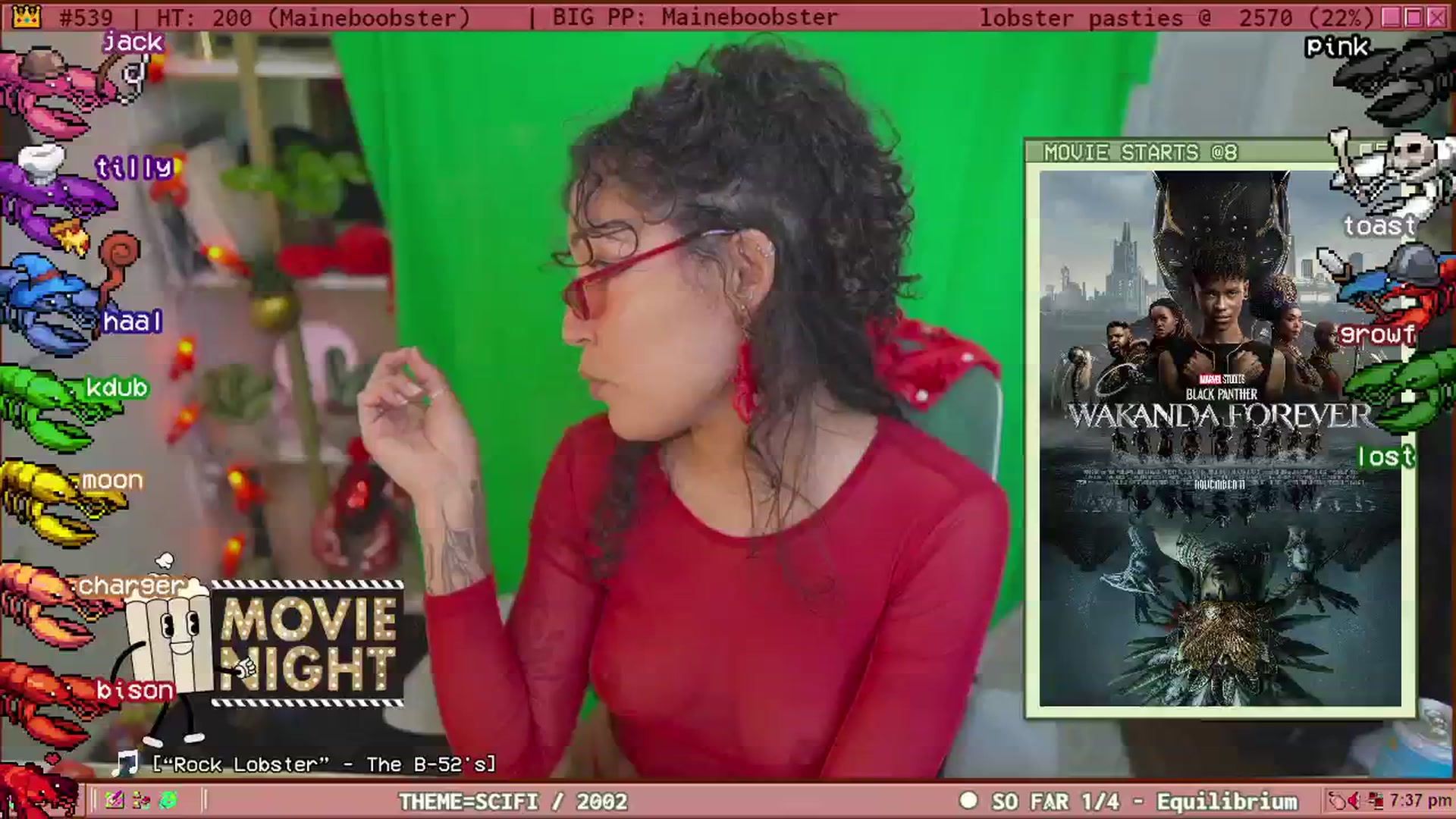 Gallery image thumbnail from LANGOSTA's myfreecams stream on, 06/16/2024, 24:01 image 9 of 20