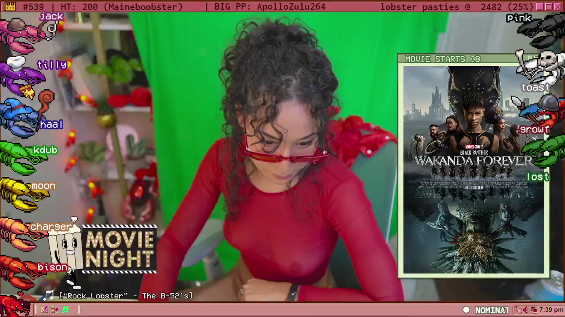 Gallery image thumbnail from LANGOSTA's myfreecams stream on, 06/16/2024, 24:01 image 10 of 20