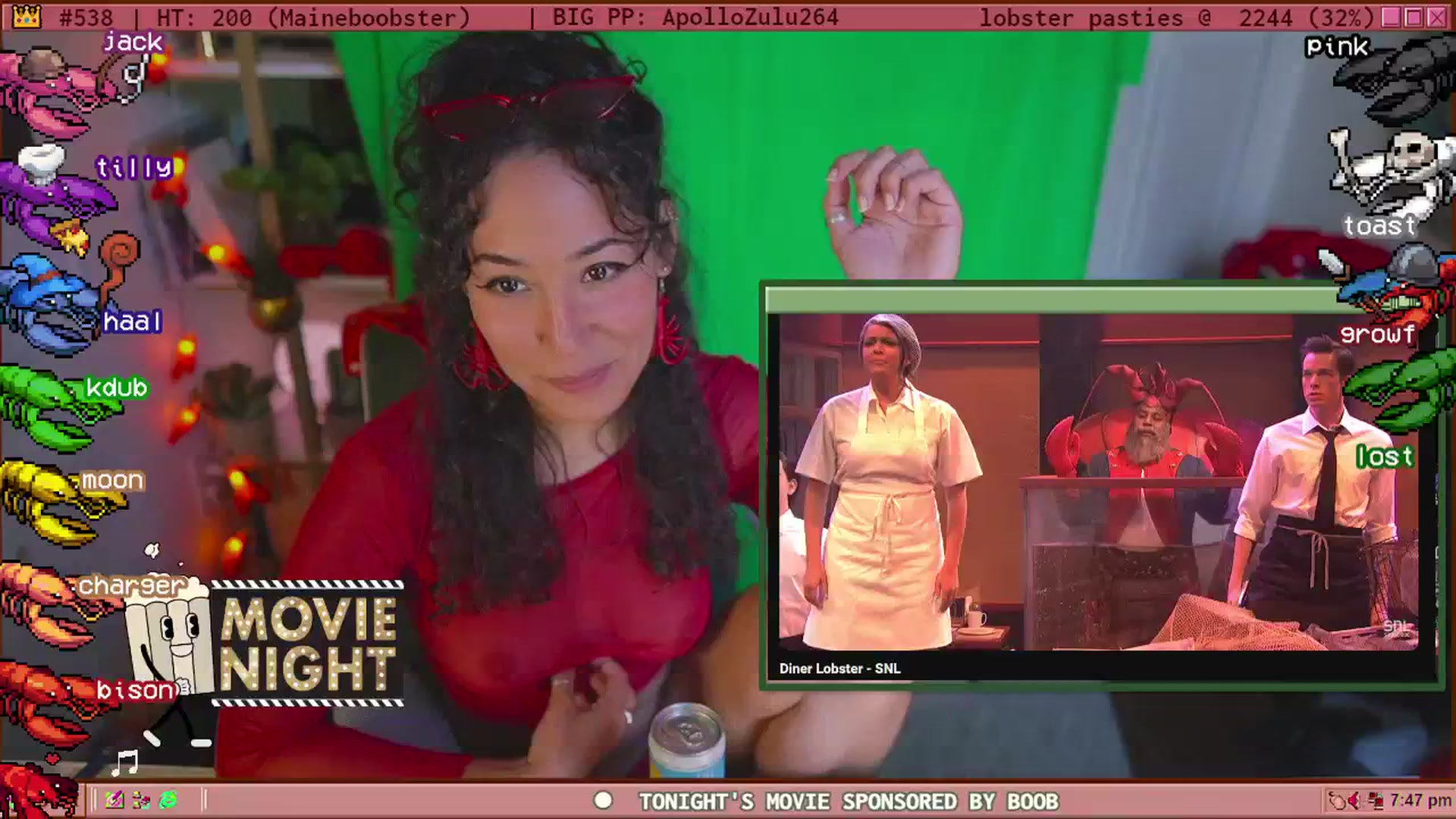 Gallery image thumbnail from LANGOSTA's myfreecams stream on, 06/16/2024, 24:01 image 14 of 20