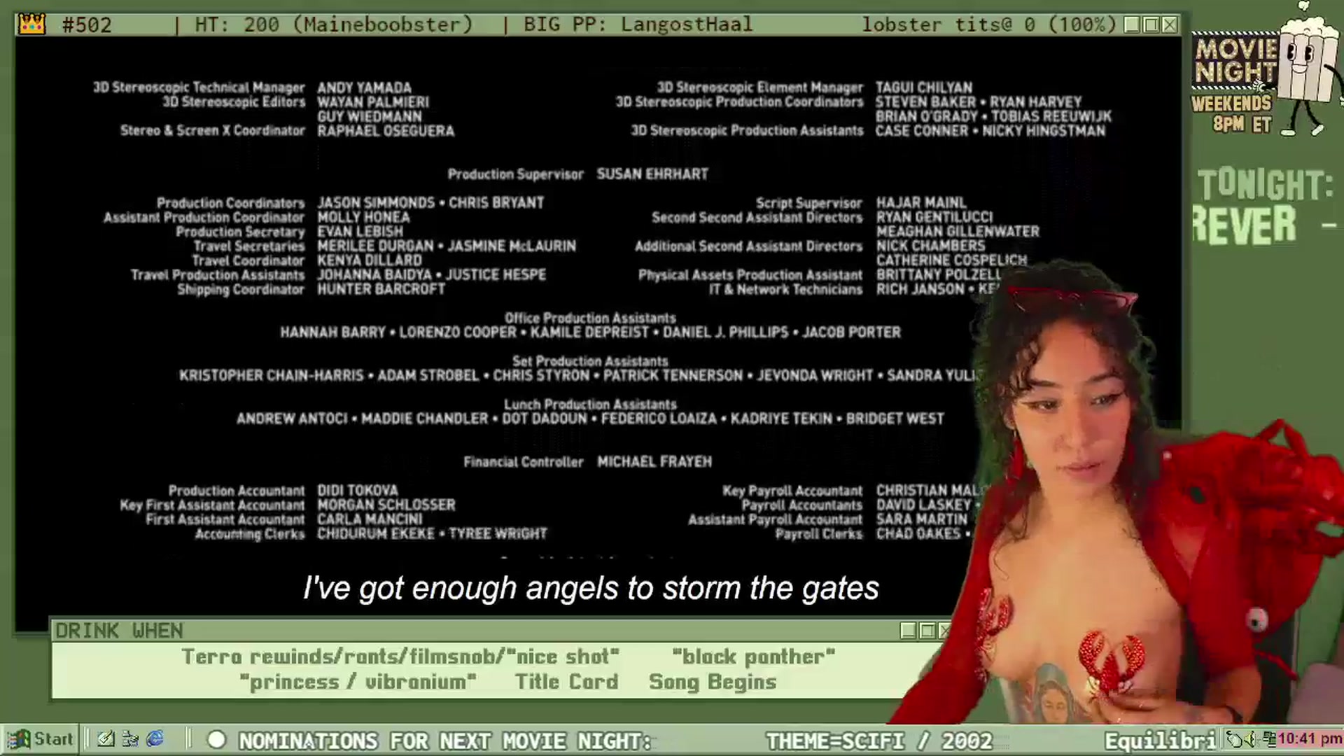 Gallery image thumbnail from LANGOSTA's myfreecams stream on, 06/16/2024, 03:11 image 17 of 20