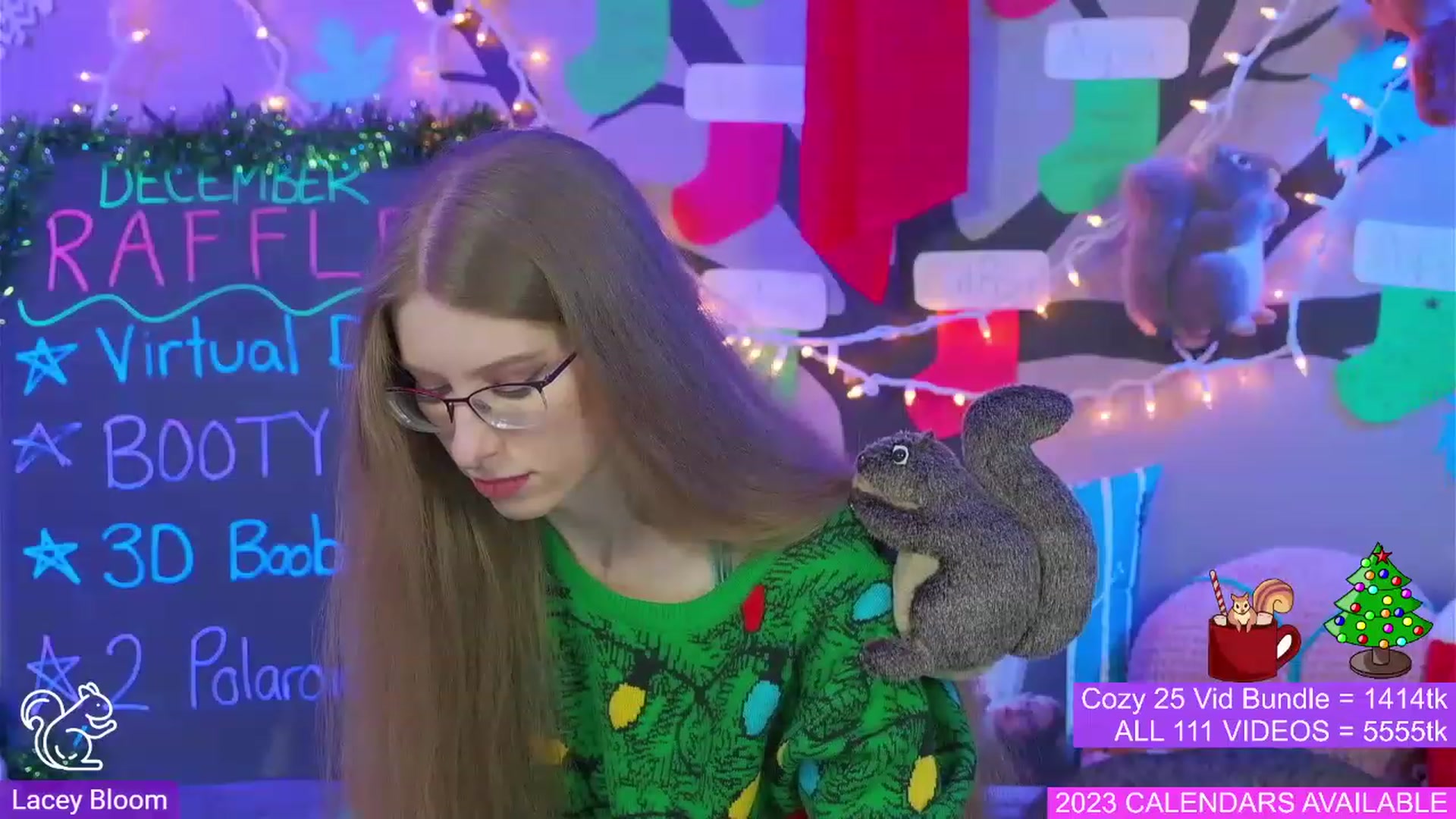 Gallery image thumbnail from LaceyBloom's myfreecams stream on, 12/24/2022, 21:11 image 11 of 20