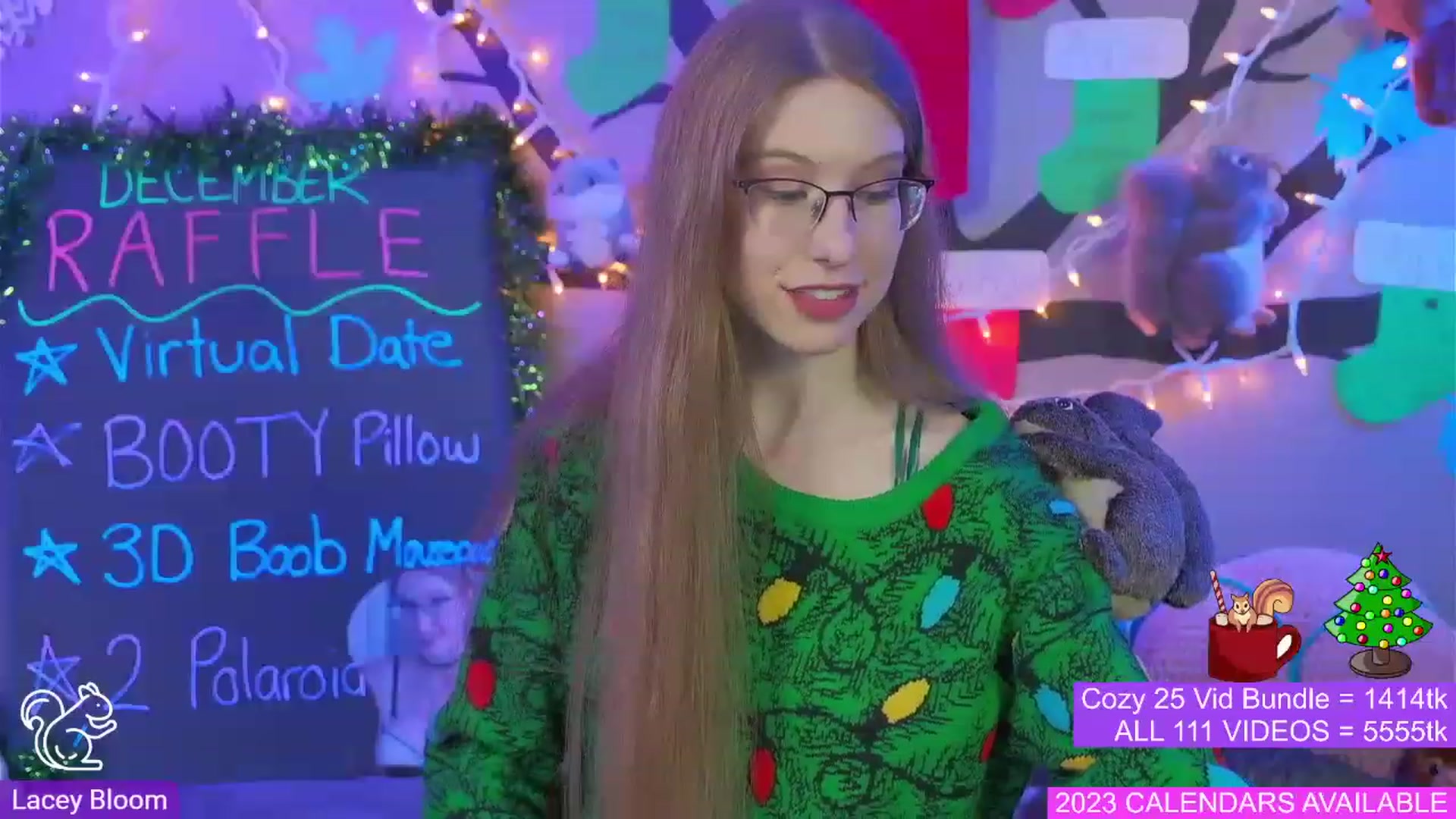 Gallery image thumbnail from LaceyBloom's myfreecams stream on, 12/24/2022, 21:11 image 5 of 20