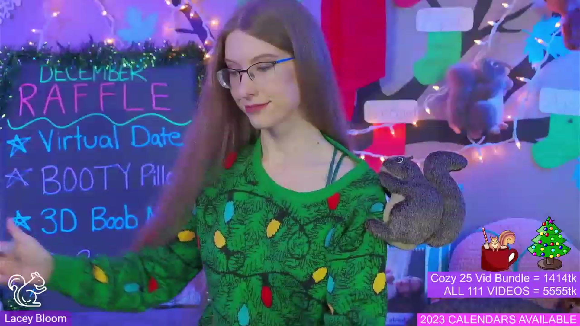 Gallery image thumbnail from LaceyBloom's myfreecams stream on, 12/24/2022, 21:11 image 2 of 20