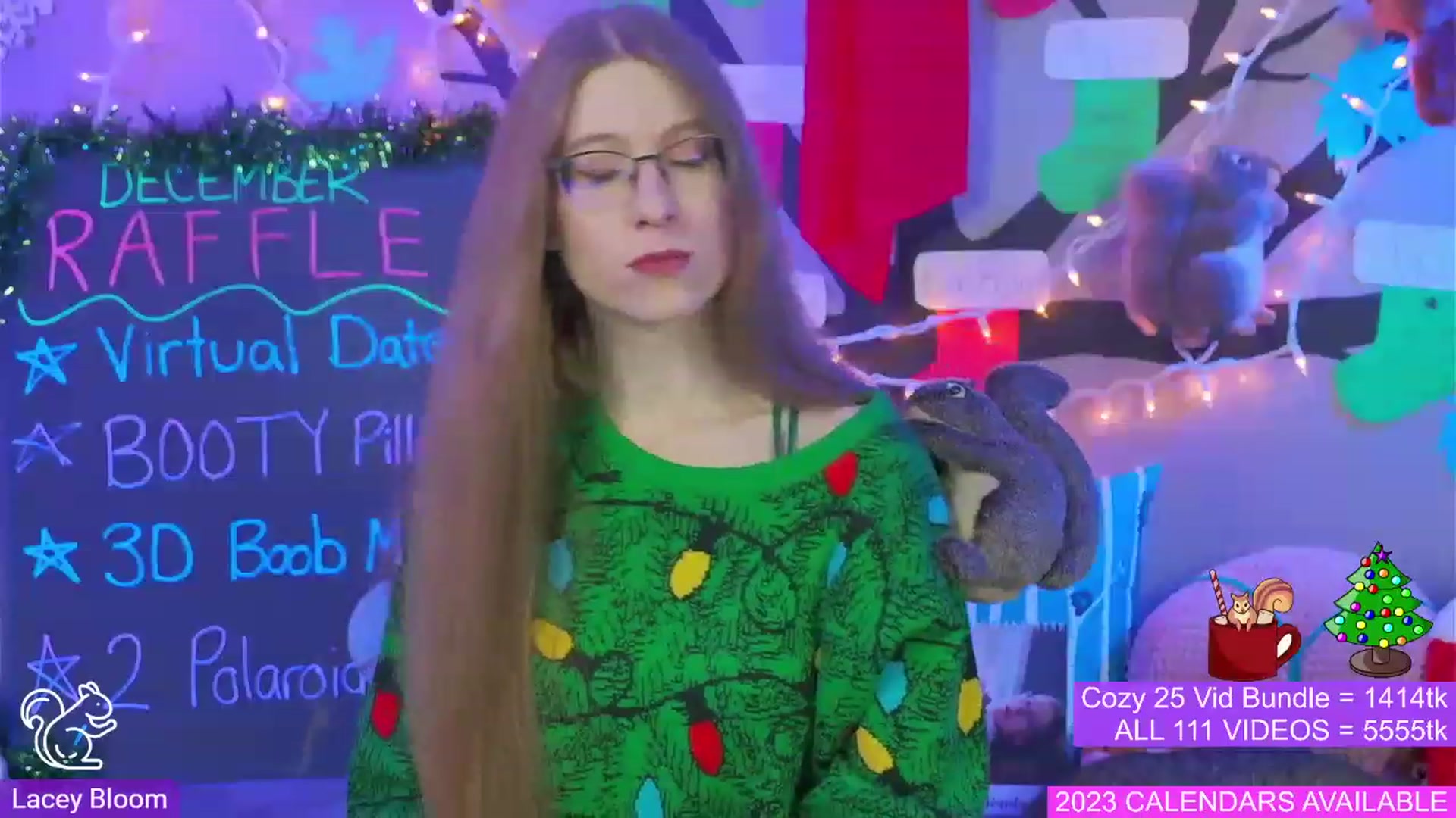 Gallery image thumbnail from LaceyBloom's myfreecams stream on, 12/24/2022, 21:11 image 9 of 20