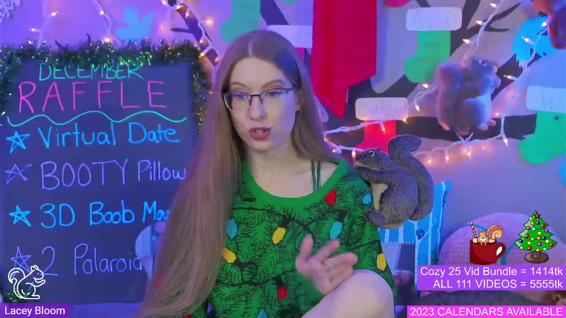 Gallery image thumbnail from LaceyBloom's myfreecams stream on, 12/24/2022, 21:11 image 3 of 20