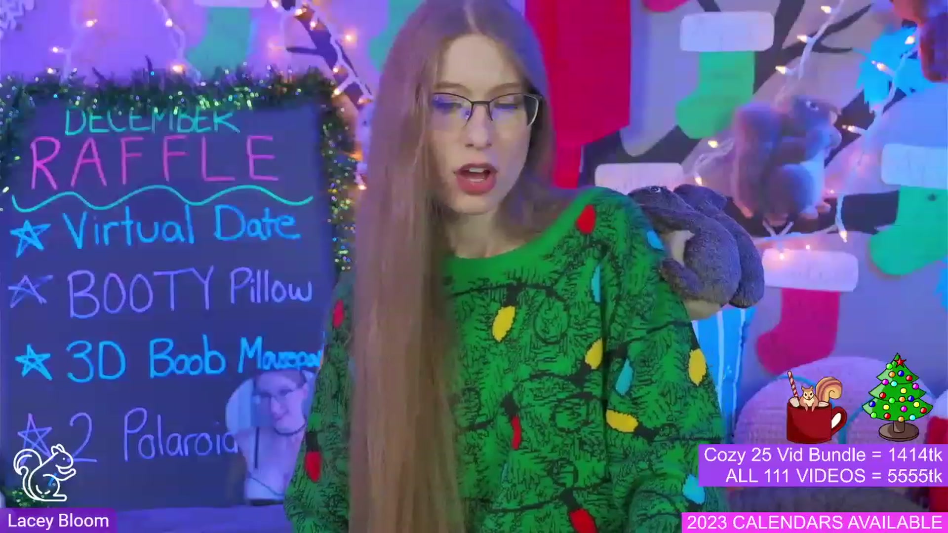 Gallery image thumbnail from LaceyBloom's myfreecams stream on, 12/24/2022, 21:11 image 19 of 20