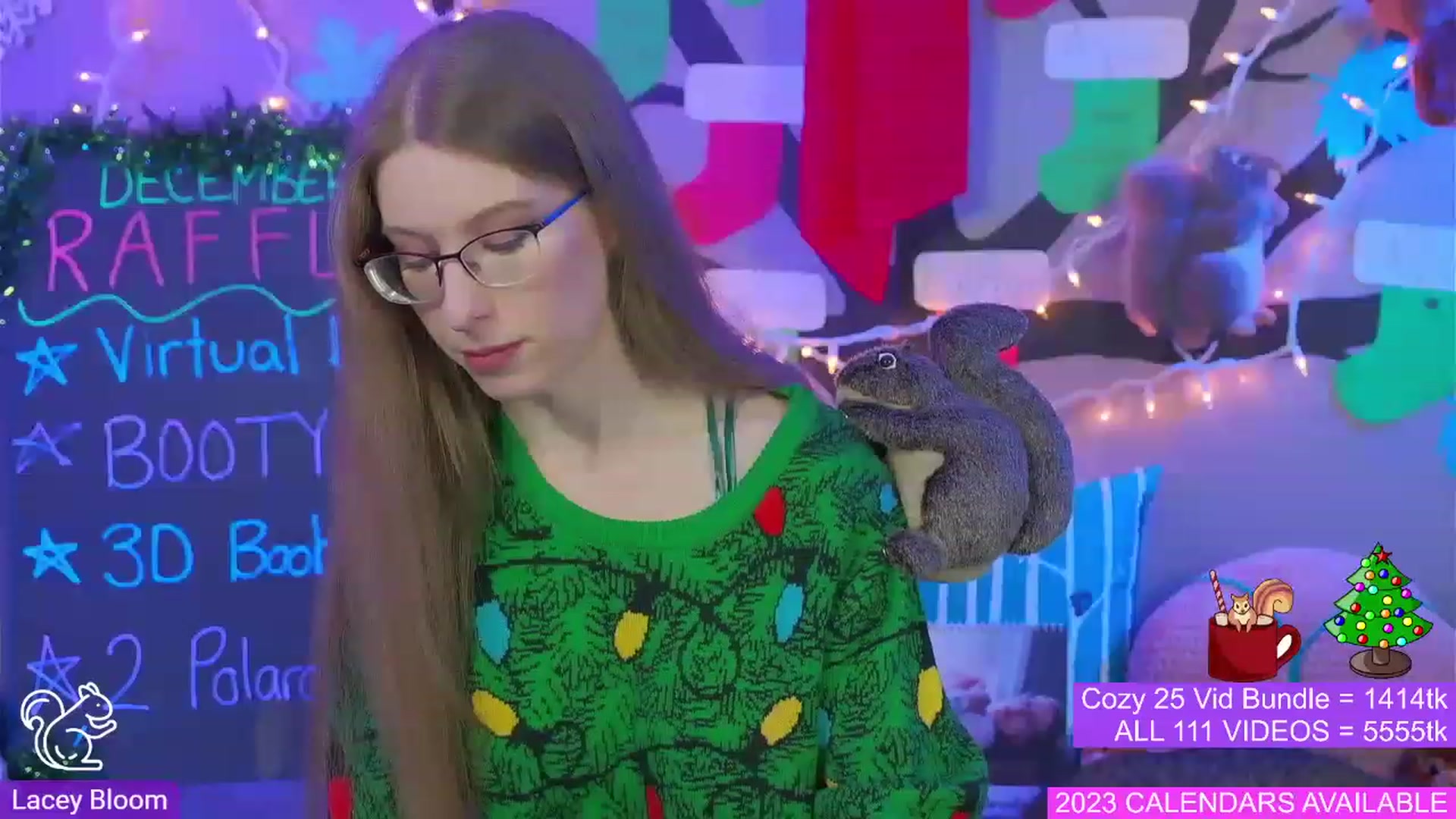 Gallery image thumbnail from LaceyBloom's myfreecams stream on, 12/24/2022, 21:11 image 4 of 20