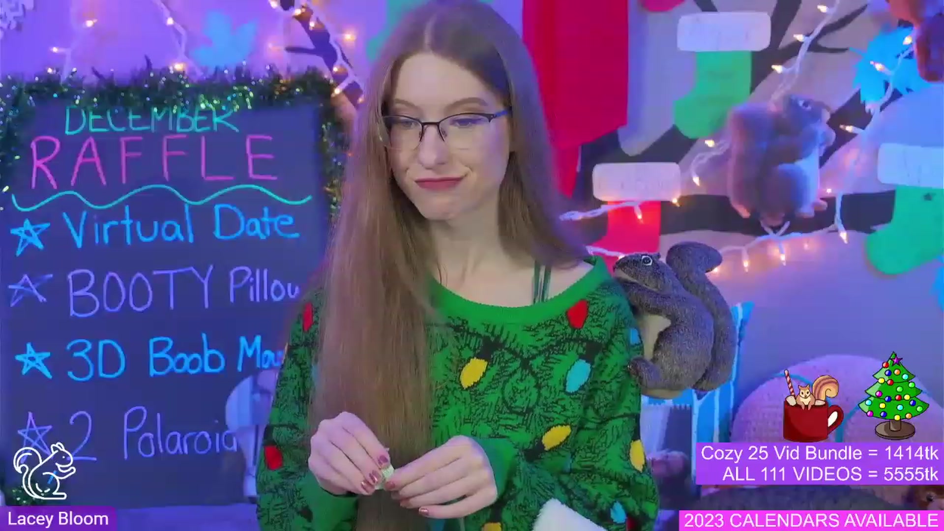 Gallery image thumbnail from LaceyBloom's myfreecams stream on, 12/24/2022, 21:11 image 6 of 20