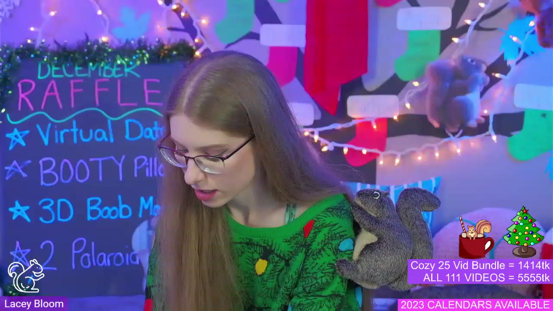 Gallery image thumbnail from LaceyBloom's myfreecams stream on, 12/24/2022, 21:11 image 16 of 20