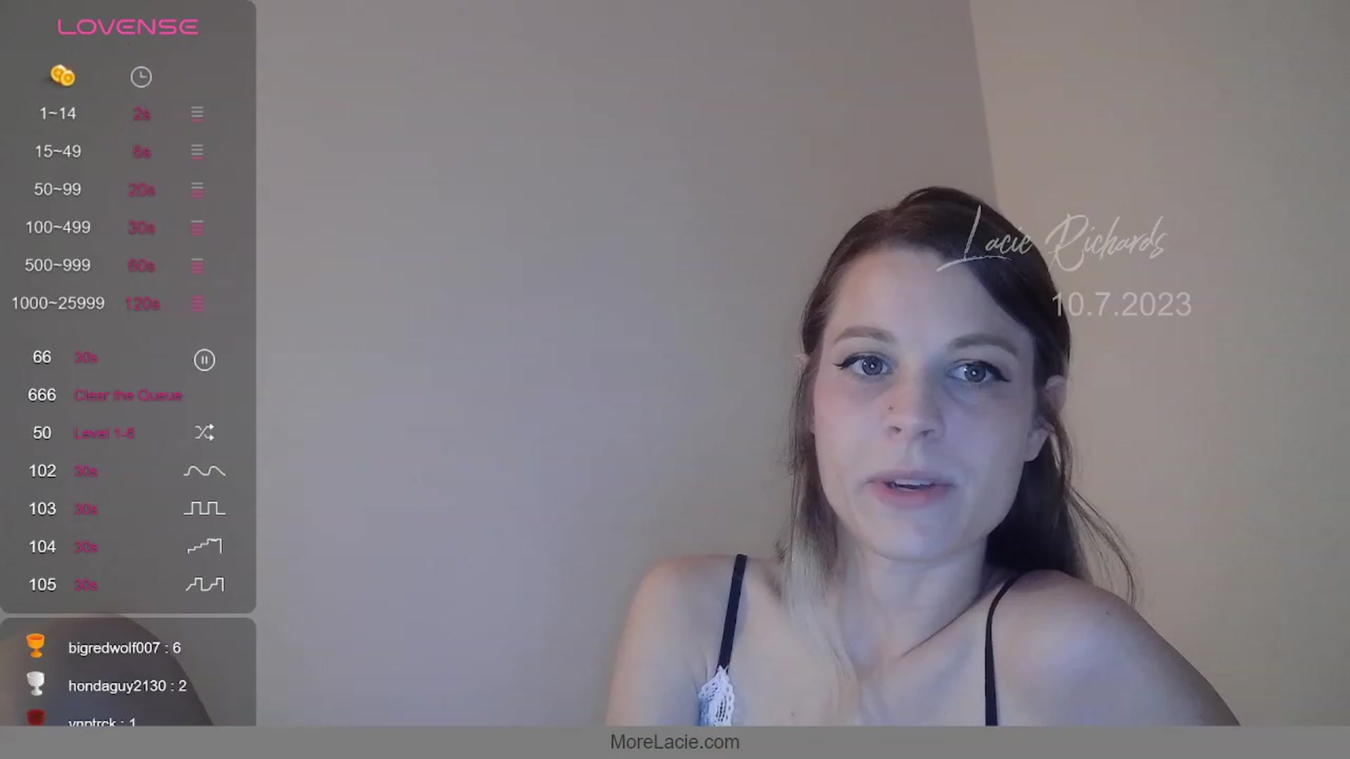 Gallery image thumbnail from LacieRichards's myfreecams stream on, 10/08/2023, 01:16 image 7 of 20