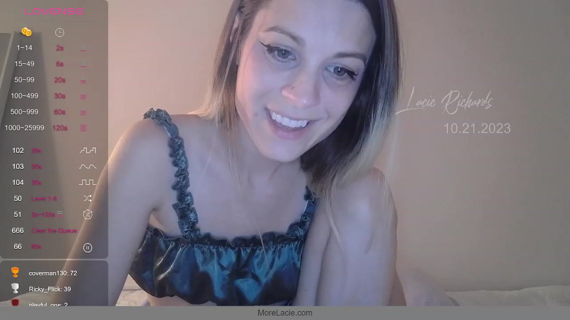 Gallery image thumbnail from LacieRichards's myfreecams stream on, 10/22/2023, 03:30 image 6 of 20