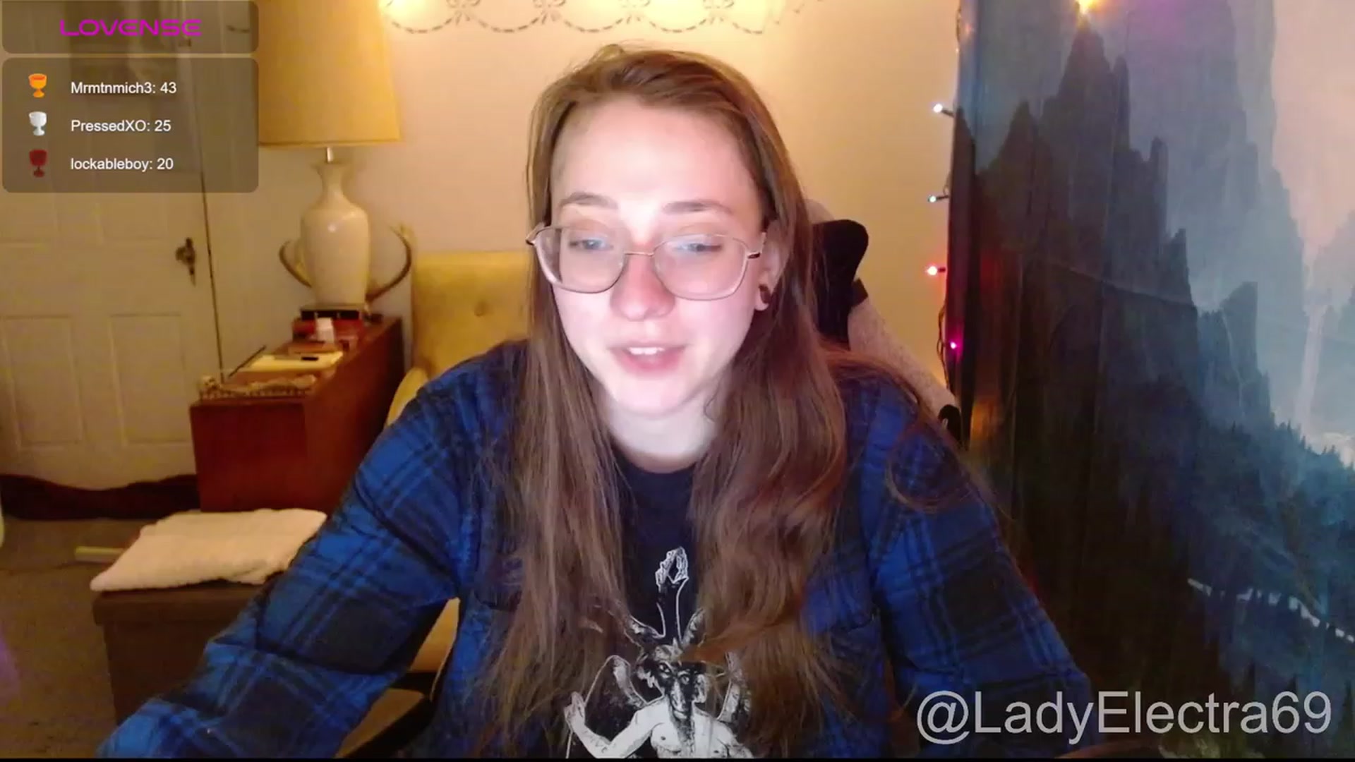 Gallery image thumbnail from LadyElectra69's myfreecams stream on, 01/01/2024, 22:30 image 12 of 20