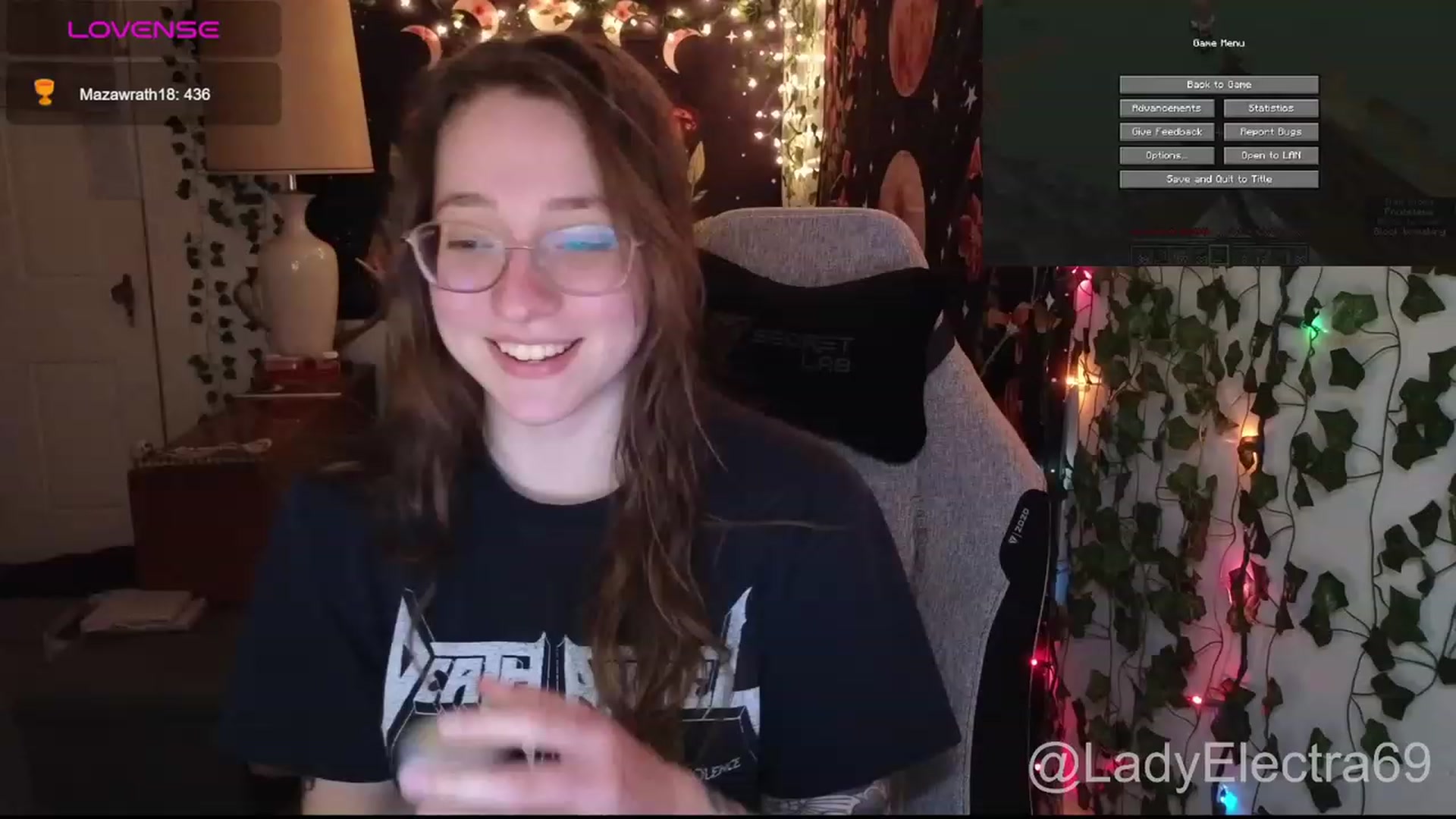Gallery image thumbnail from LadyElectra69's myfreecams stream on, 01/09/2024, 01:43 image 1 of 20