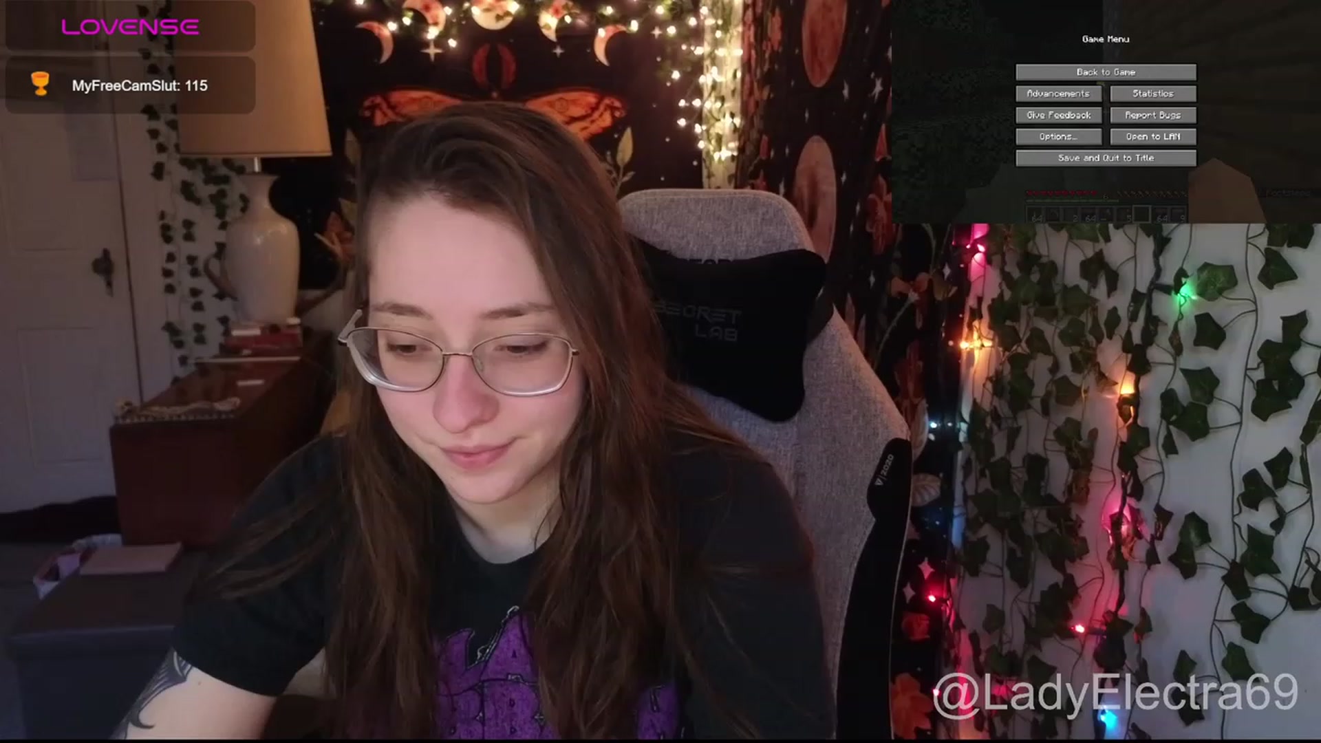 Gallery image thumbnail from LadyElectra69's myfreecams stream on, 01/09/2024, 19:08 image 20 of 20