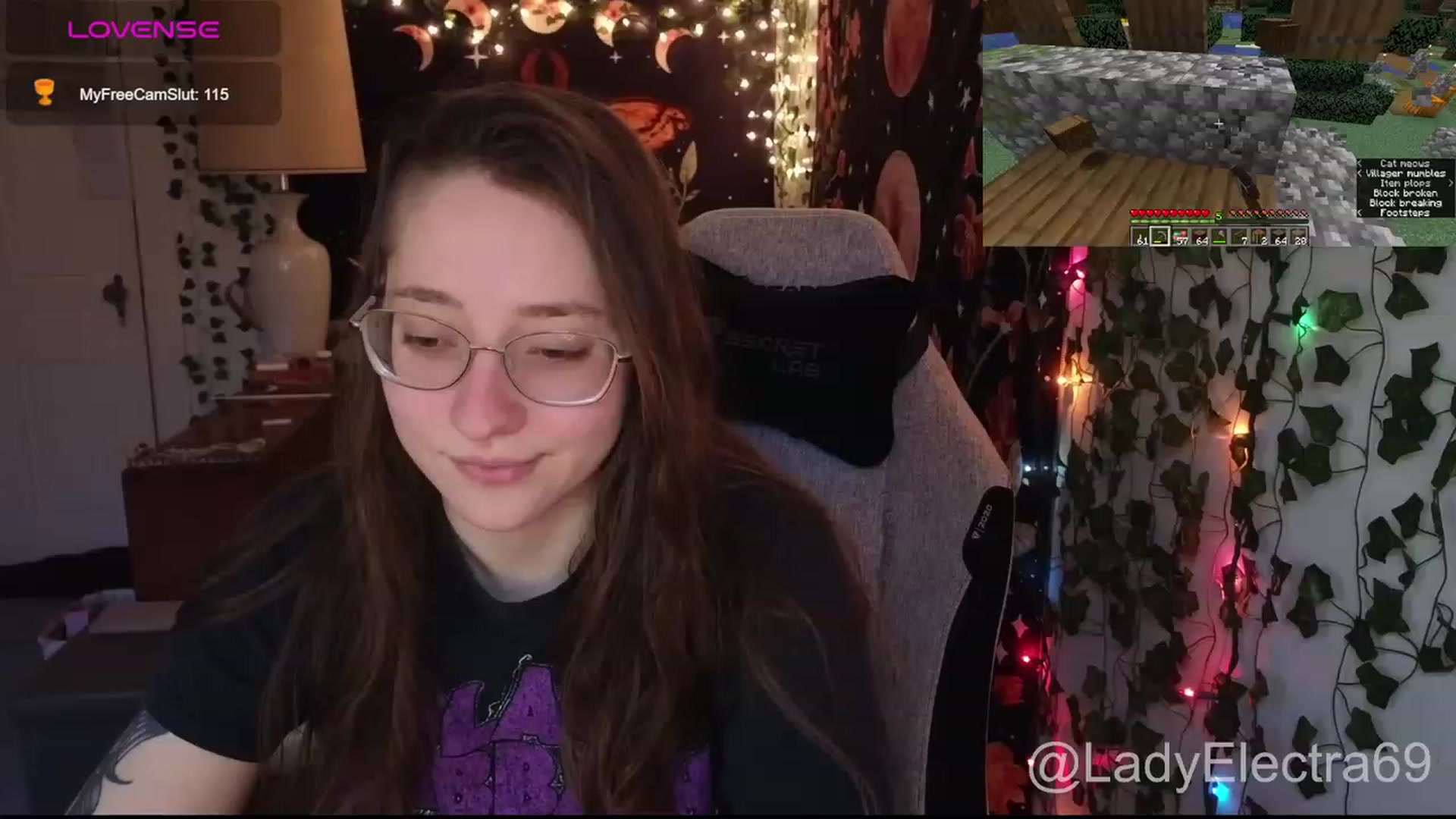 Gallery image thumbnail from LadyElectra69's myfreecams stream on, 01/09/2024, 19:08 image 14 of 20