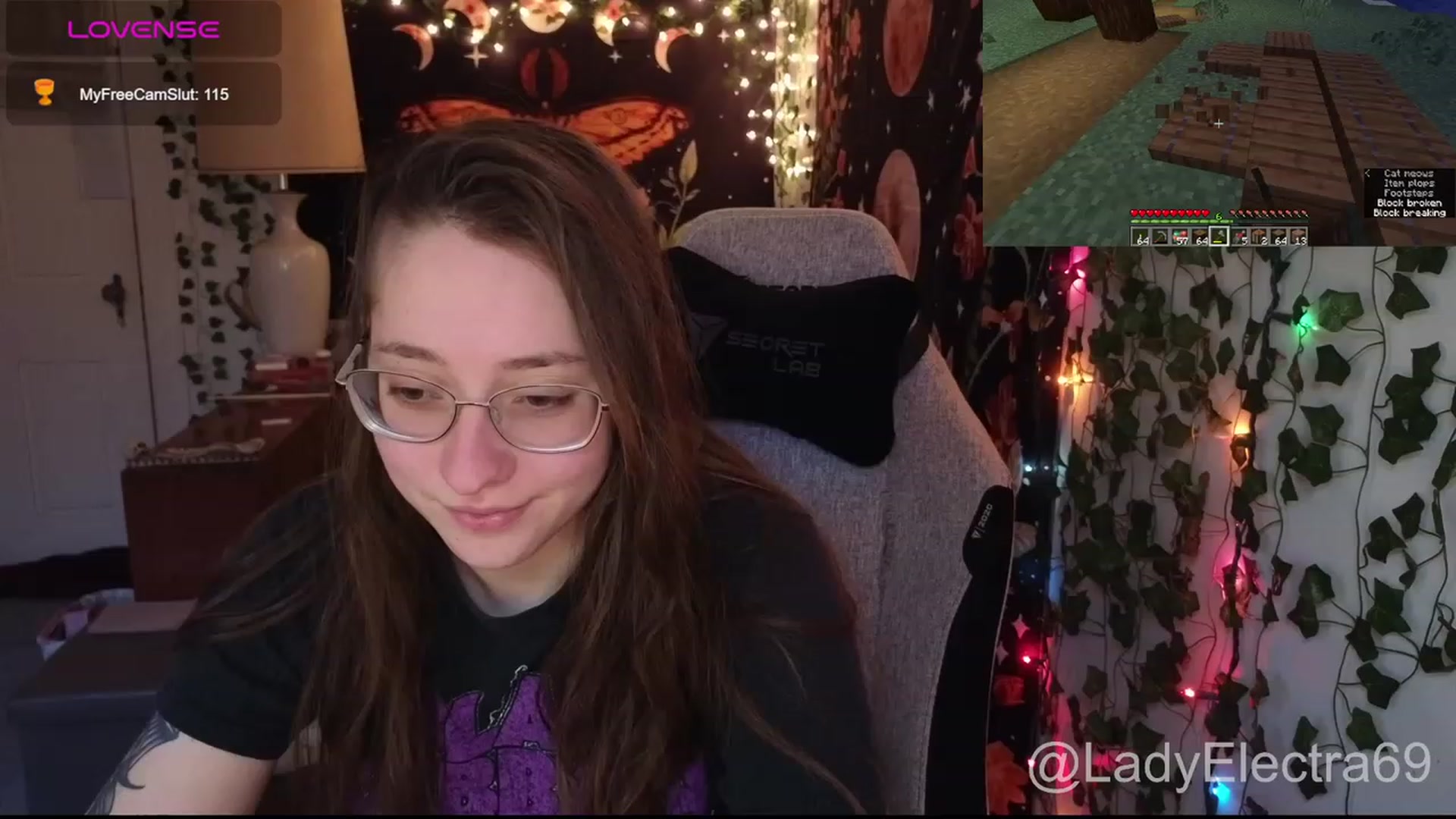 Gallery image thumbnail from LadyElectra69's myfreecams stream on, 01/09/2024, 19:08 image 16 of 20