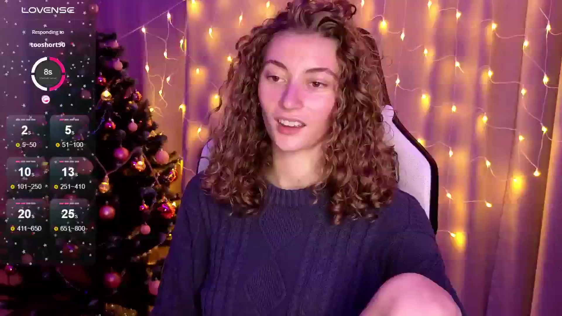Gallery image thumbnail from Lady_Curls's myfreecams stream on, 12/26/2024, 23:27 image 8 of 20