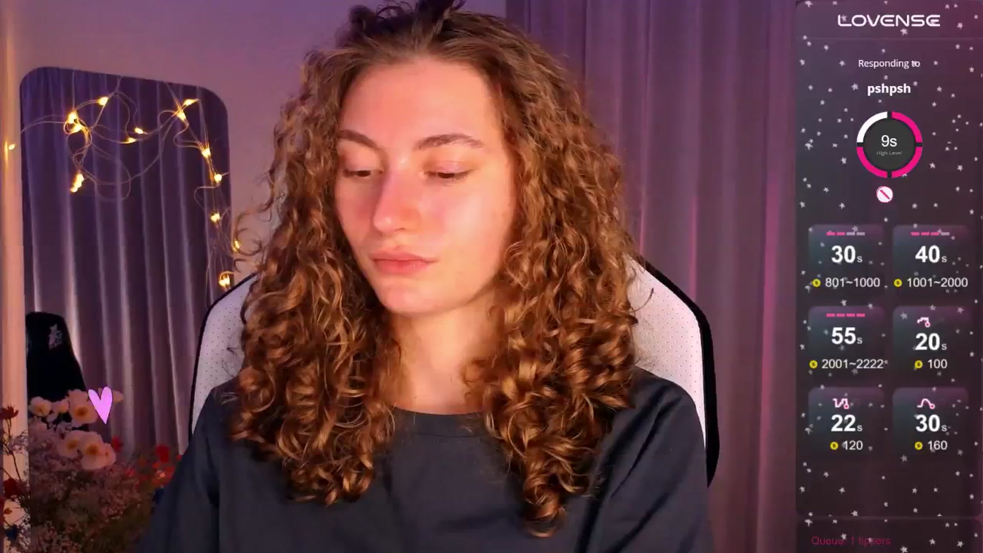 Gallery image thumbnail from Lady_Curls's myfreecams stream on, 06/02/2025, 01:21 image 9 of 20