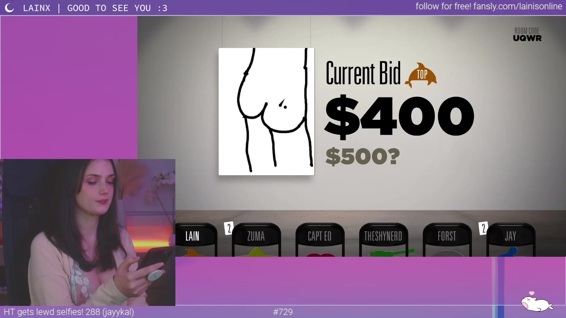 Gallery image thumbnail from Lainx's myfreecams stream on, 05/07/2023, 08:42 image 12 of 20