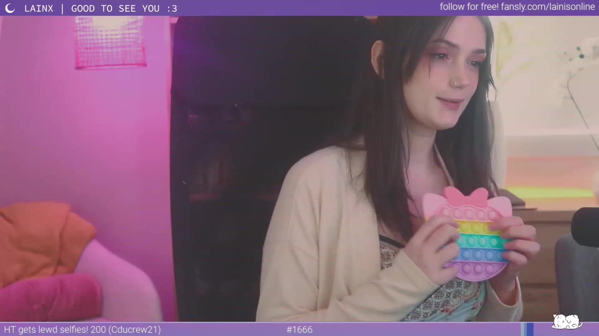 Gallery image thumbnail from Lainx's myfreecams stream on, 05/22/2023, 05:59 image 1 of 20