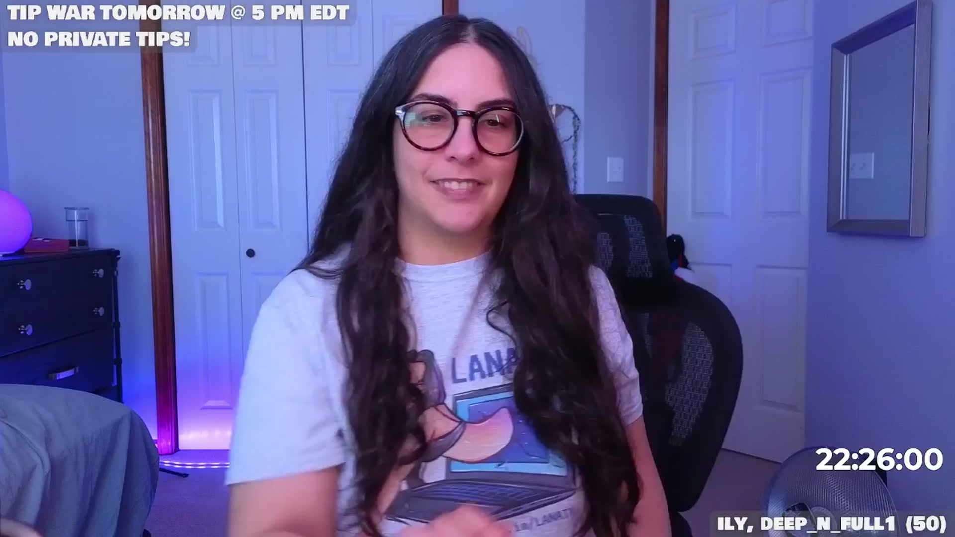 Gallery image thumbnail from LanaTy's myfreecams stream on, 04/05/2024, 23:26 image 13 of 20