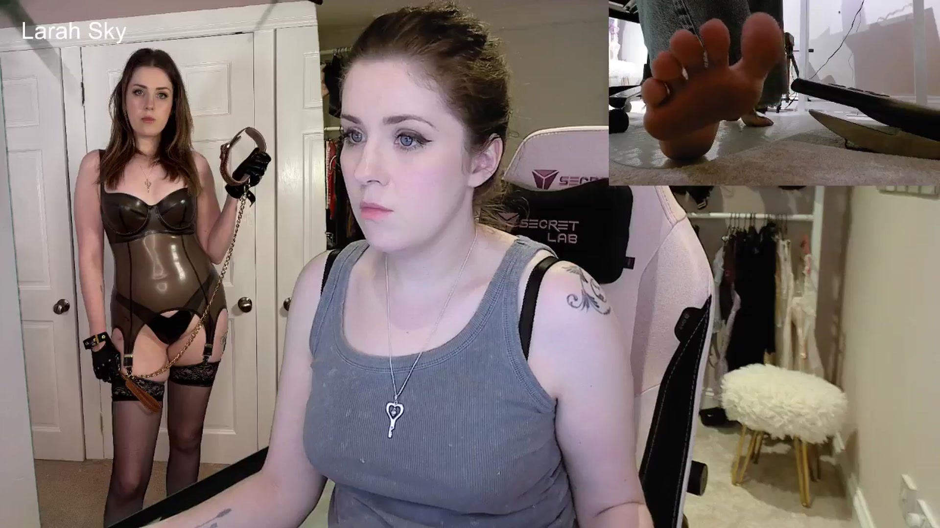 Gallery image thumbnail from Larah_Sky's myfreecams stream on, 07/02/2025, 21:19 image 3 of 20