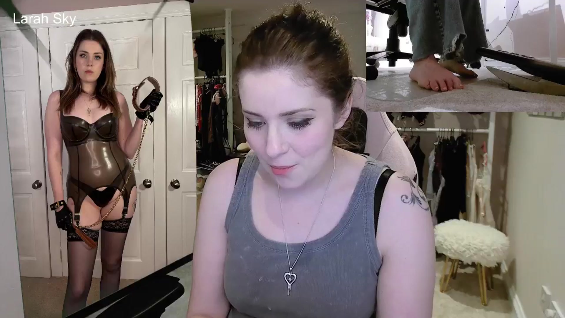 Gallery image thumbnail from Larah_Sky's myfreecams stream on, 07/02/2025, 21:19 image 4 of 20