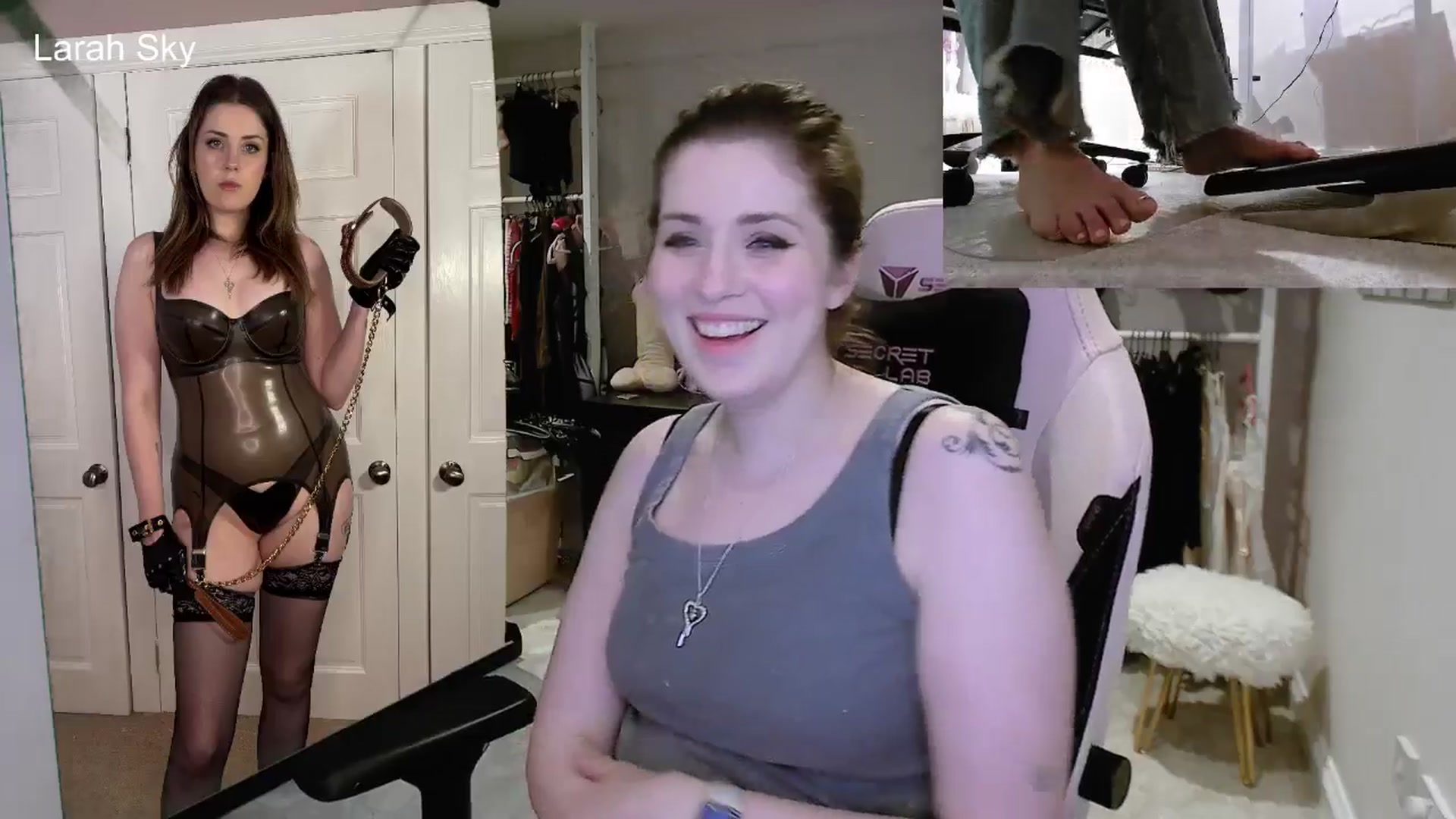 Gallery image thumbnail from Larah_Sky's myfreecams stream on, 07/02/2025, 21:19 image 6 of 20