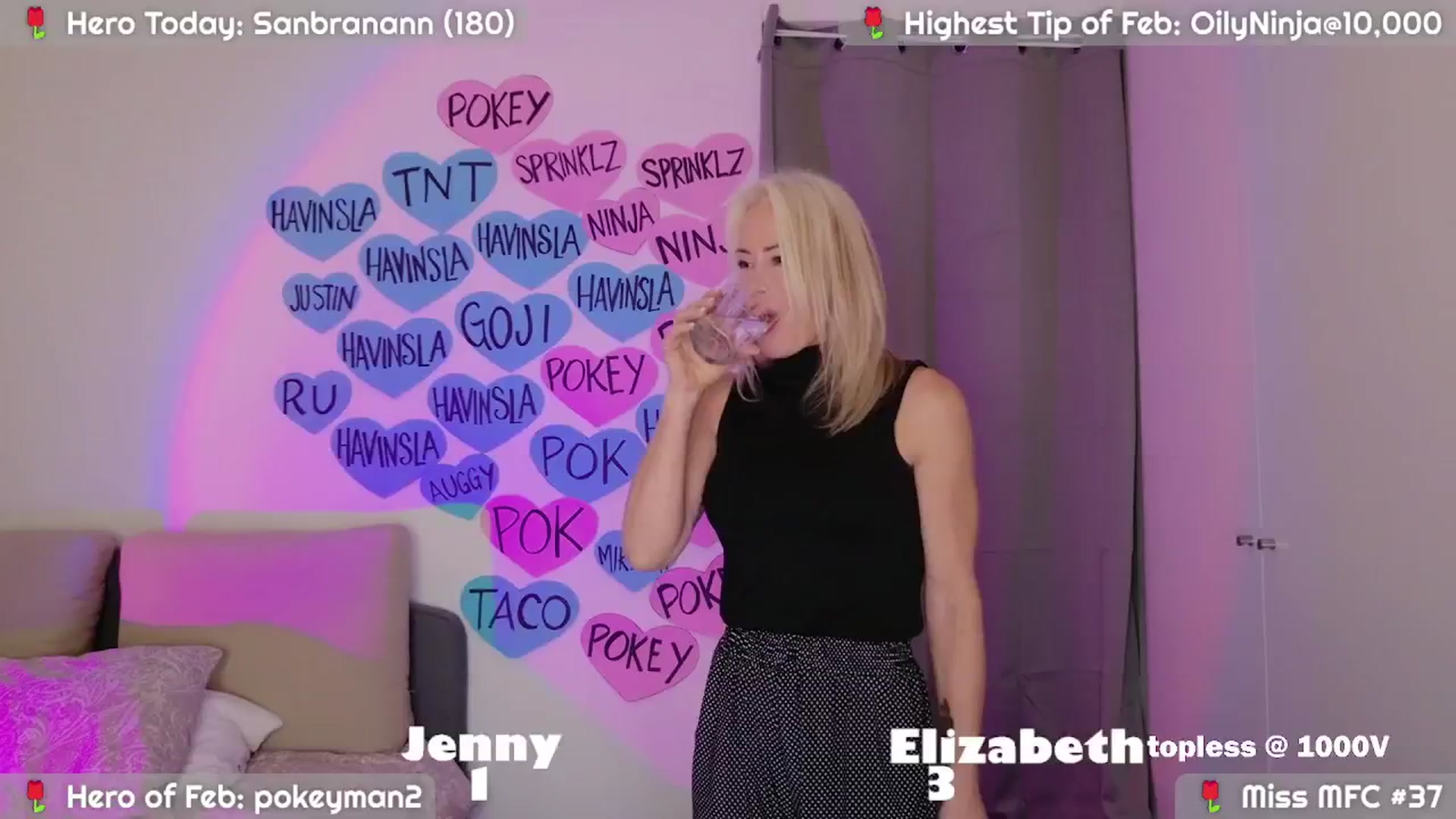 Gallery image thumbnail from LateNiteJenny's myfreecams stream on, 02/08/2025, 24:36 image 4 of 20